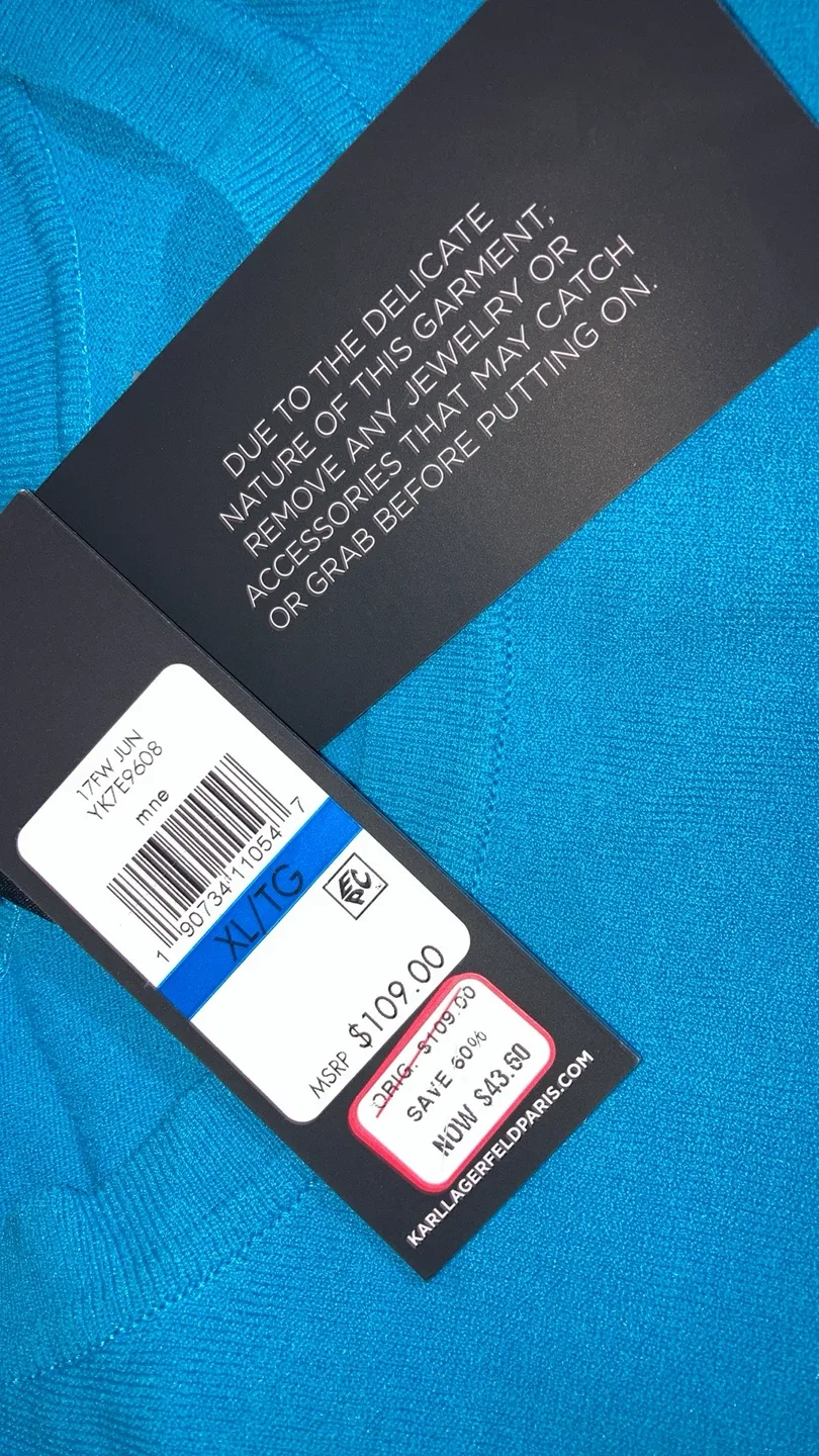 New Karl Lagerfeld Paris Top - XL/TG image indicator(4)