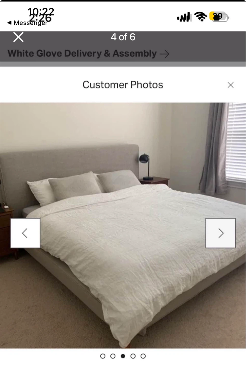 Queens Size Bed with mattress and split boxspring - photo 4