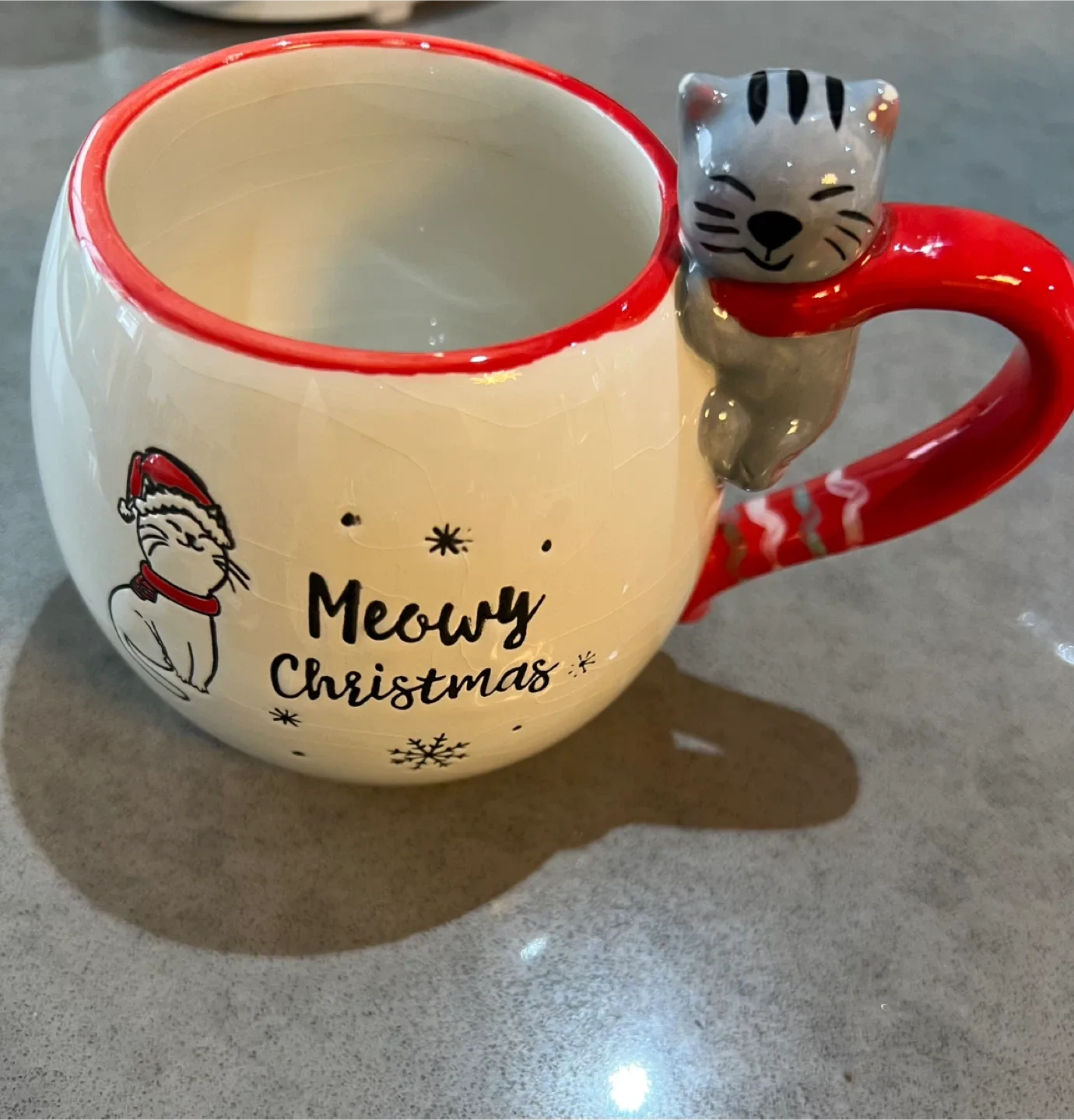 Holiday Stuff Meowy Christmas Mug thumbnail