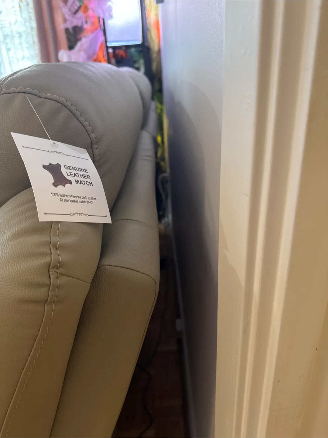 New Leather Reclining Sofa with USB Ports image indicator(7)