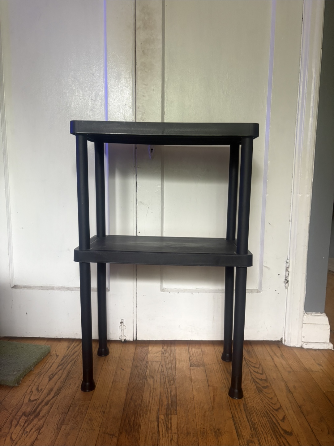 Black Plastic 2-Tier Shelf - photo 3