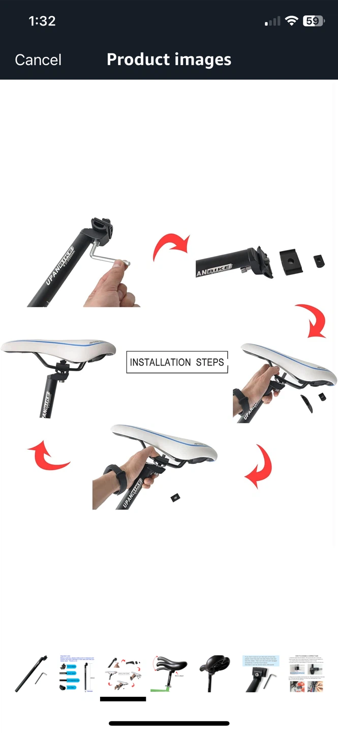 UPANBIKE Bicycle Seat Post with Micro Adjust (Brand New) - photo 3