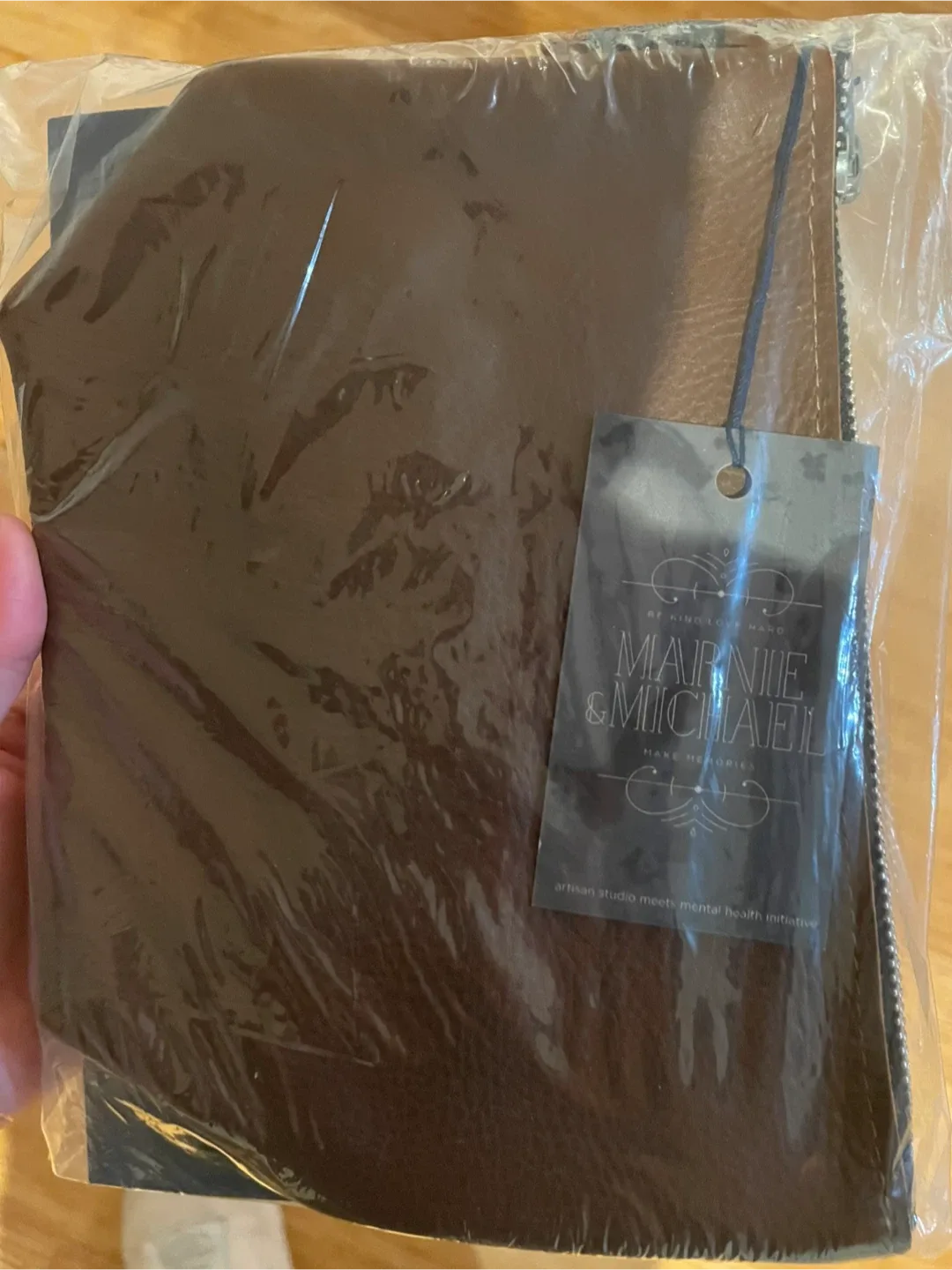 Brand new Marnie & Michael Leather Pouch image indicator(2)