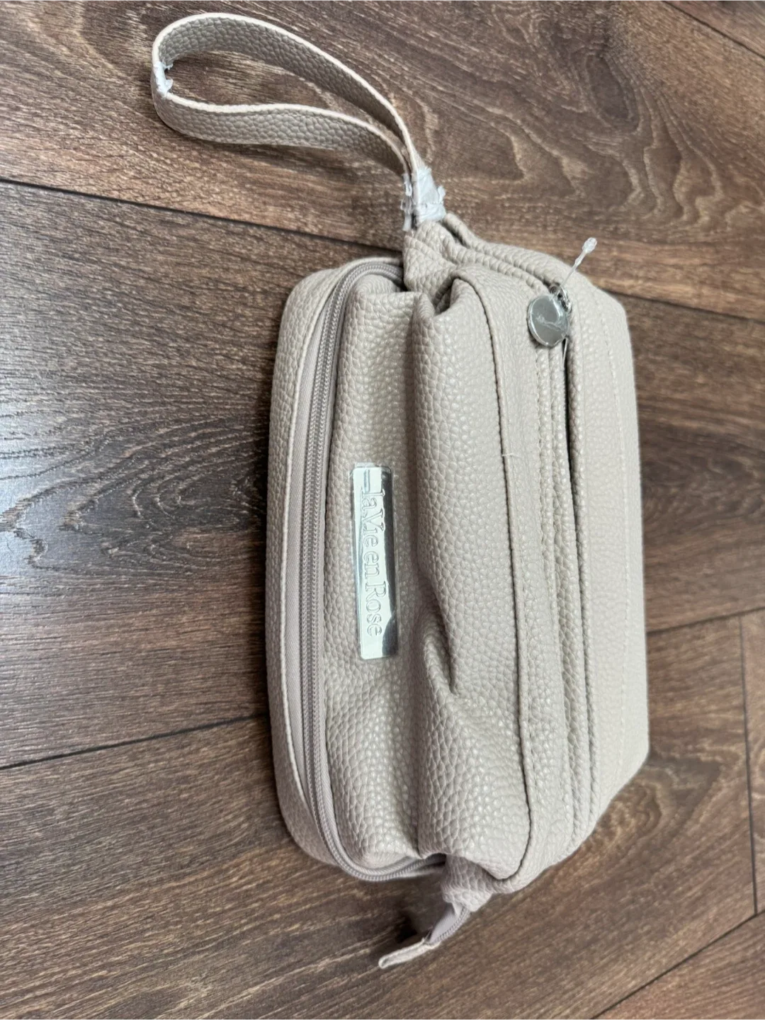 LaVieenRose Beige Organizer Bag – Multi-Compartment thumbnail