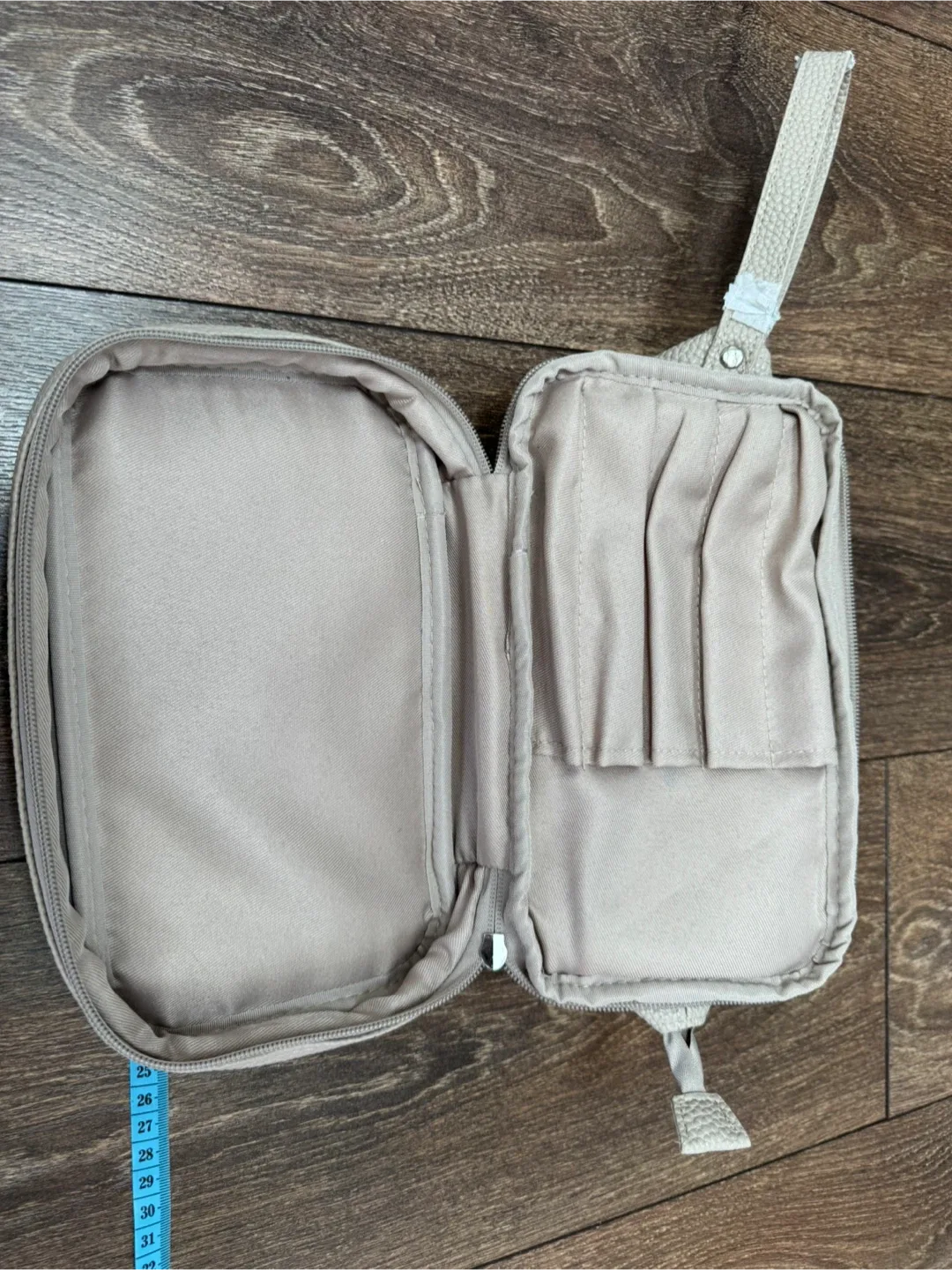 LaVieenRose Beige Organizer Bag – Multi-Compartment image indicator(3)