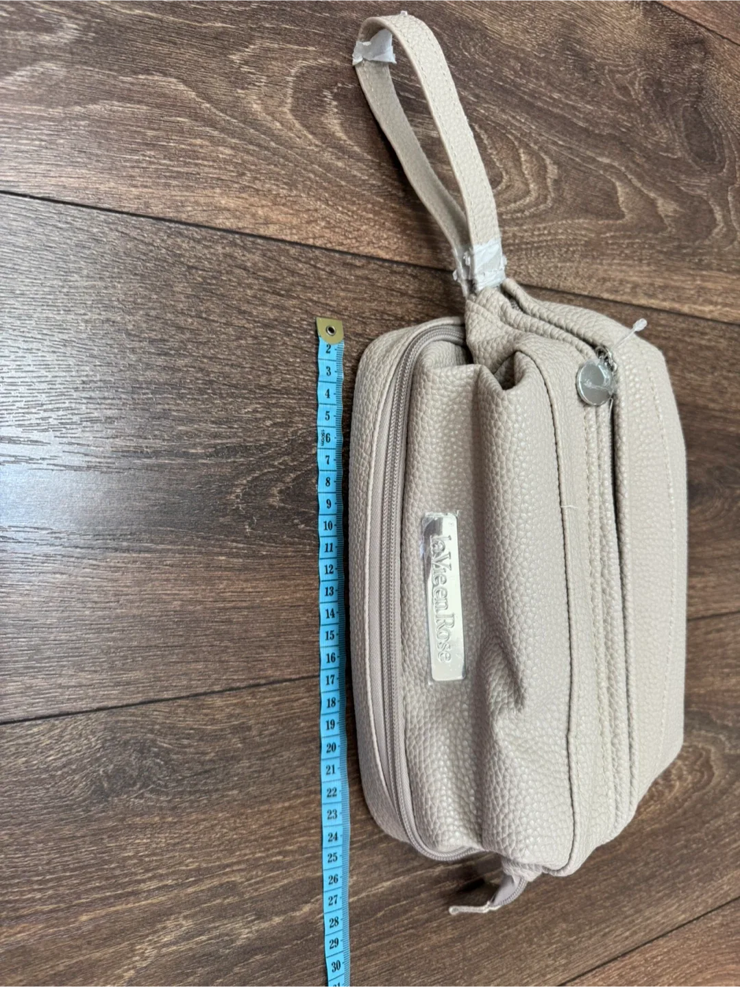 LaVieenRose Beige Organizer Bag – Multi-Compartment image indicator(2)