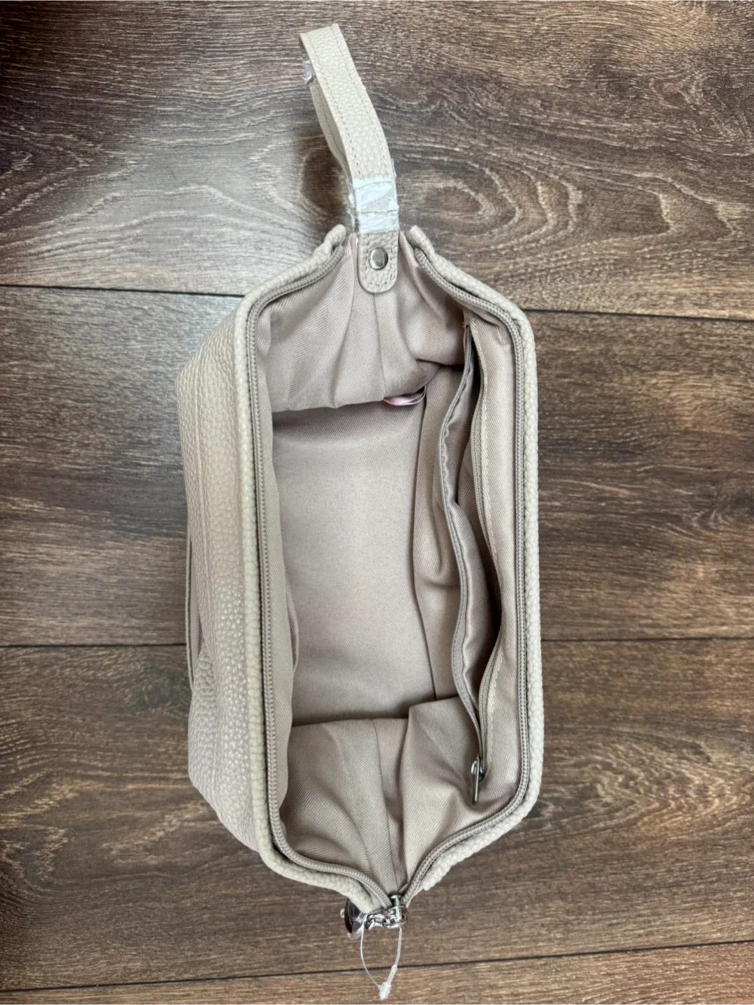 LaVieenRose Beige Organizer Bag – Multi-Compartment image indicator(4)