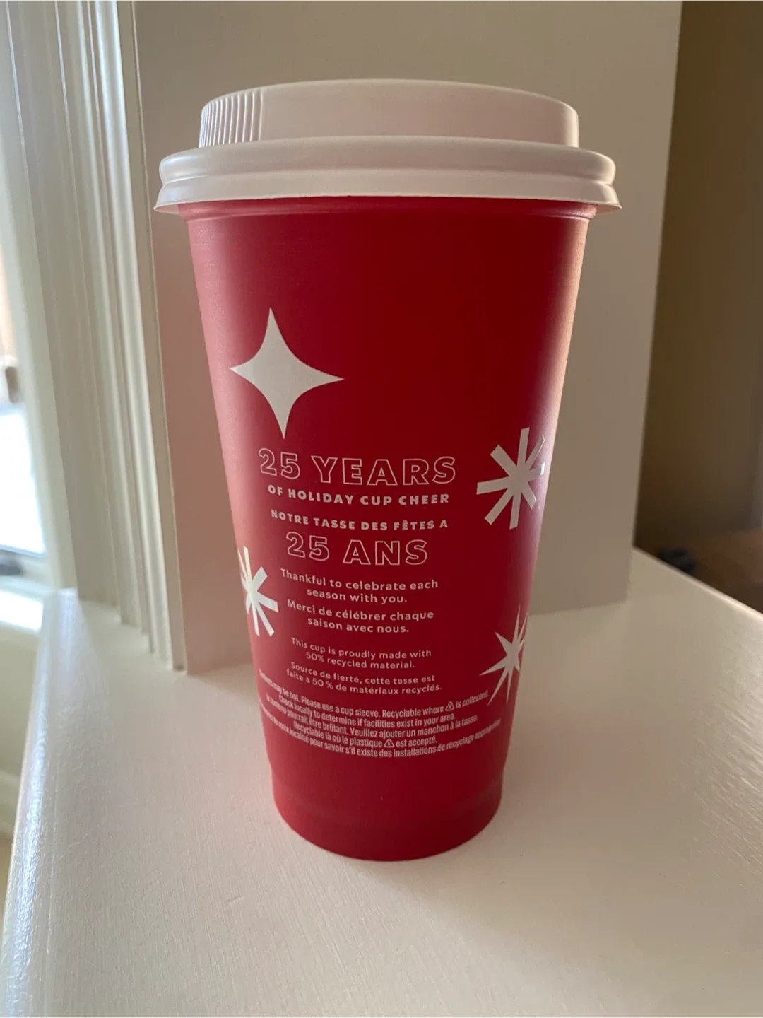 Starbucks 25 Years Collectible Holiday Cup
