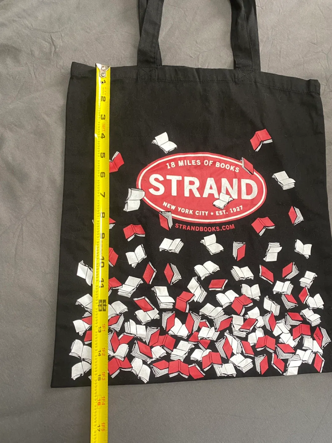 Strand Bookstore Black Tote Bag image indicator(2)