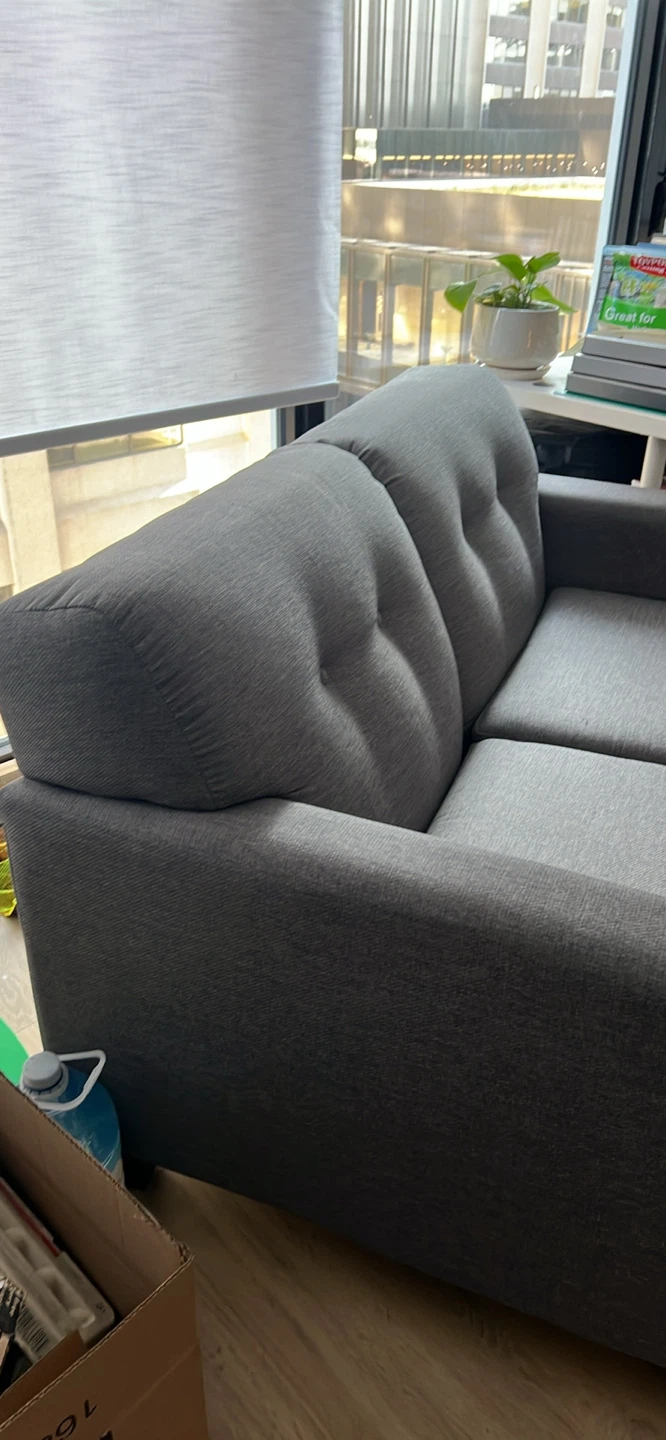 Merlin Loveseat - Grey - photo 4