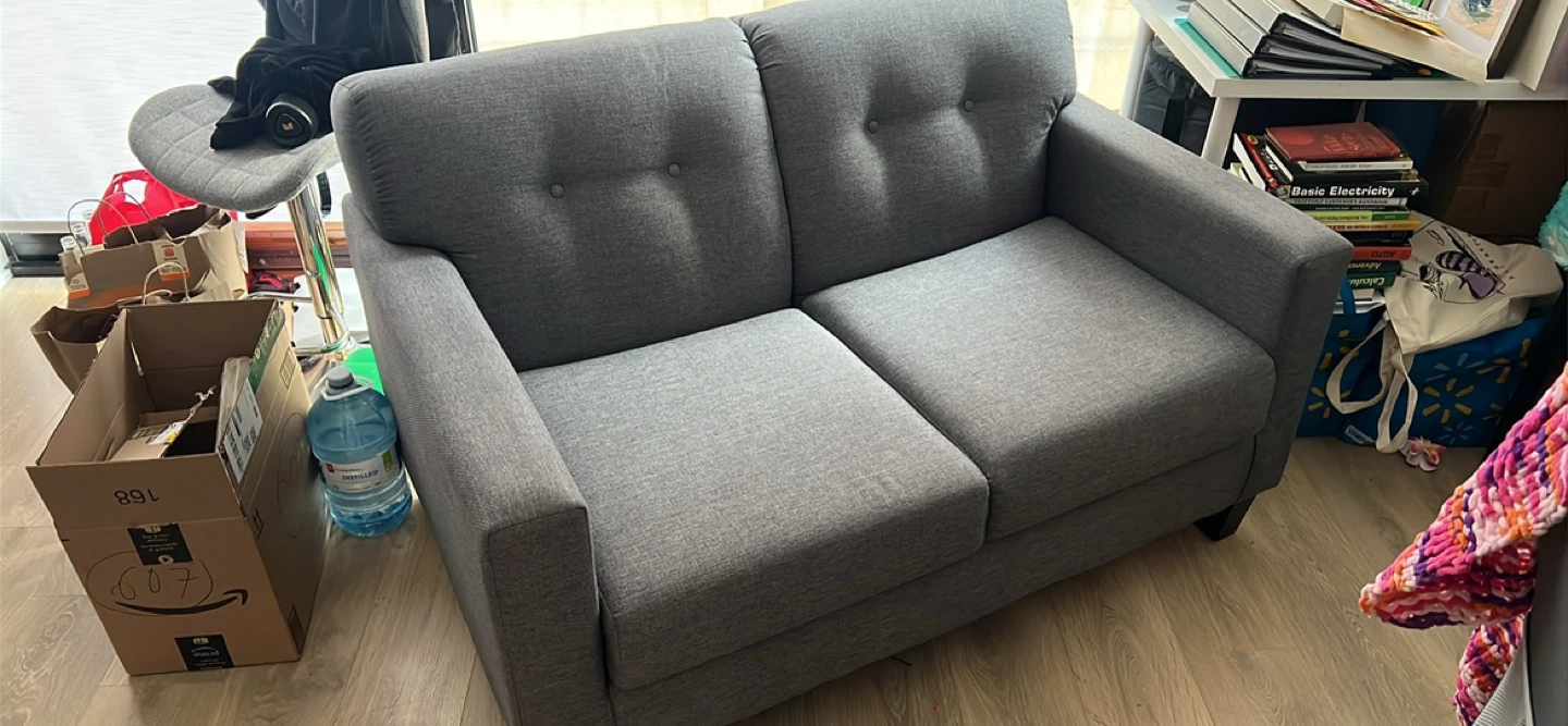 Merlin Loveseat - Grey