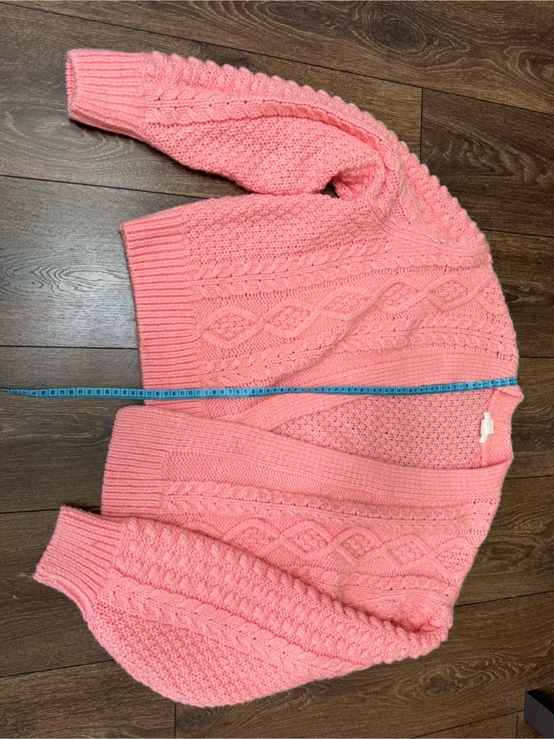 ✨ Chunky Knit Pink Cardigan – H&M (M) ✨ image indicator(3)