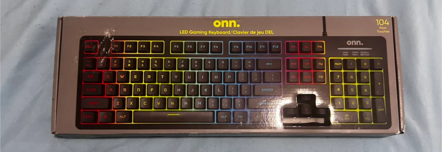 onn. LED Gaming Keyboard - New in Box! thumbnail