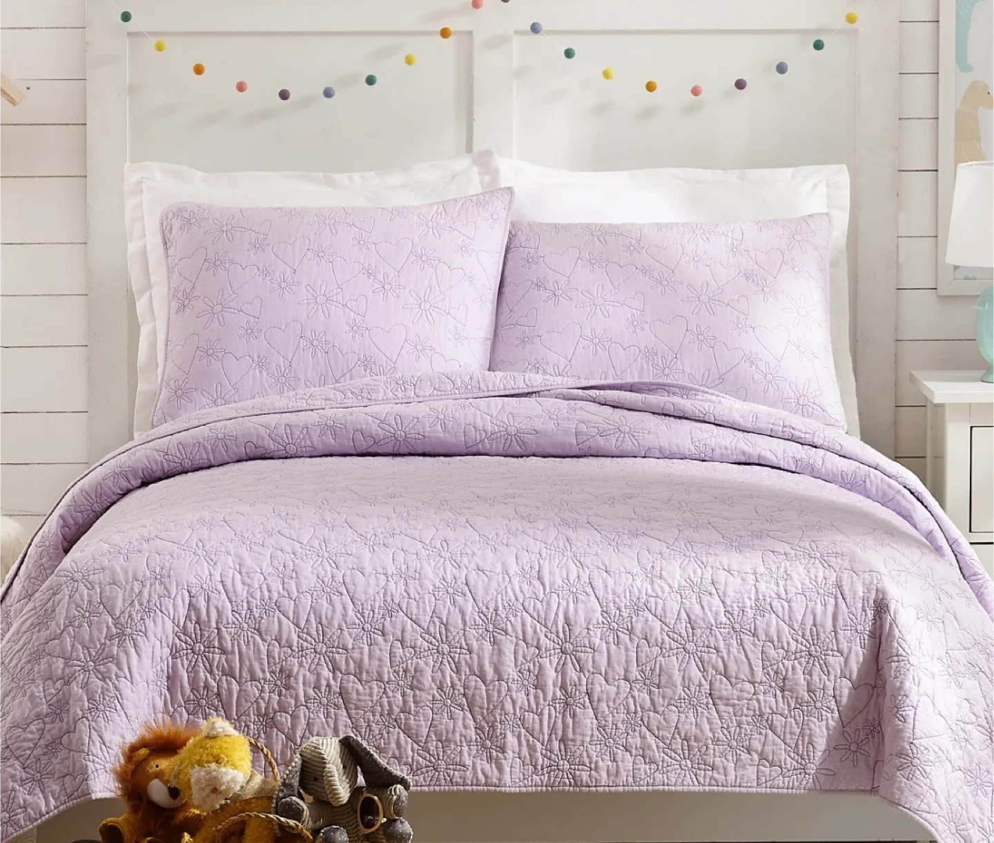 Jessica Simpson Flower Heart Quilt Set ! thumbnail