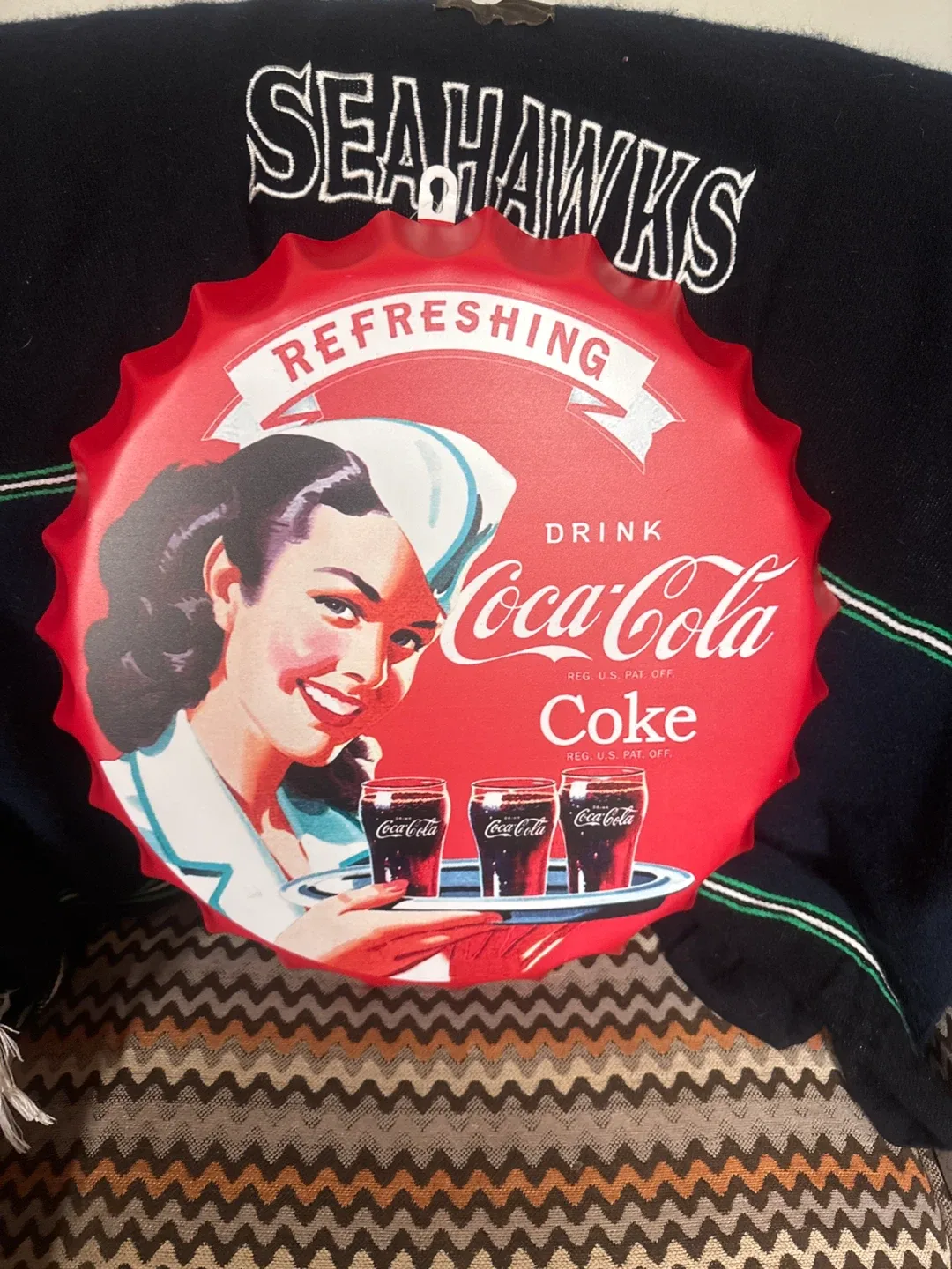 Coca-Cola Bottle Cap Wall Decor thumbnail