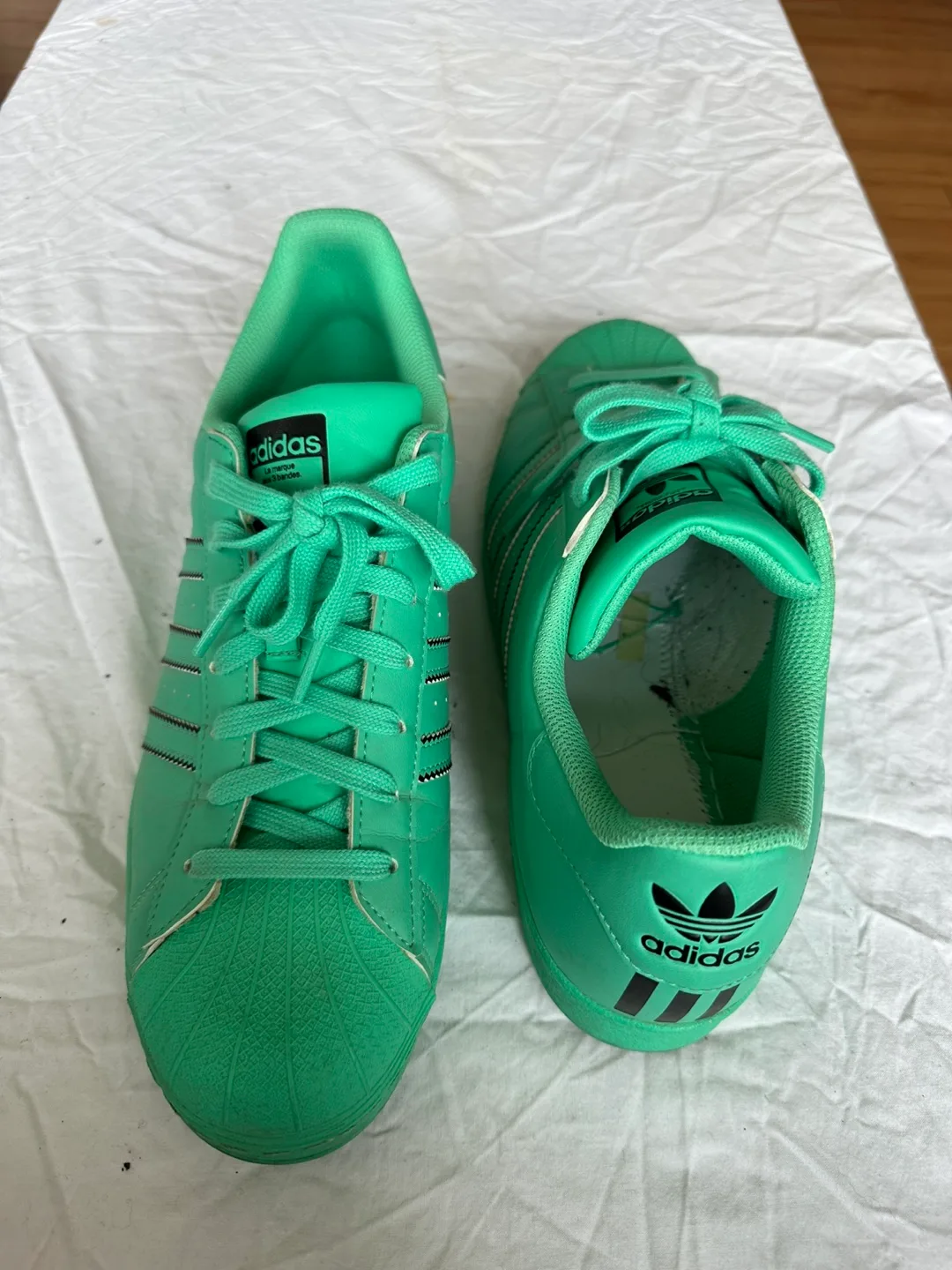 Adidas Superstar Mint Green Sneakers 12 thumbnail