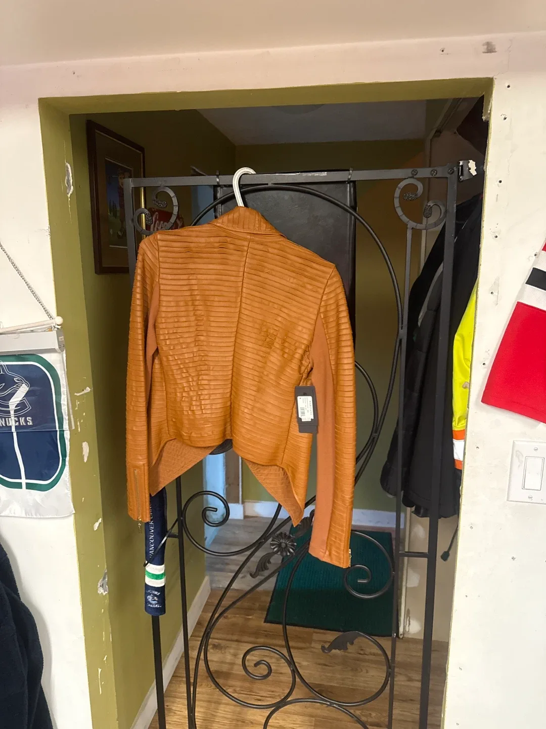 Marciano 'Savina' Leather Jacket, Size 4 image indicator(4)