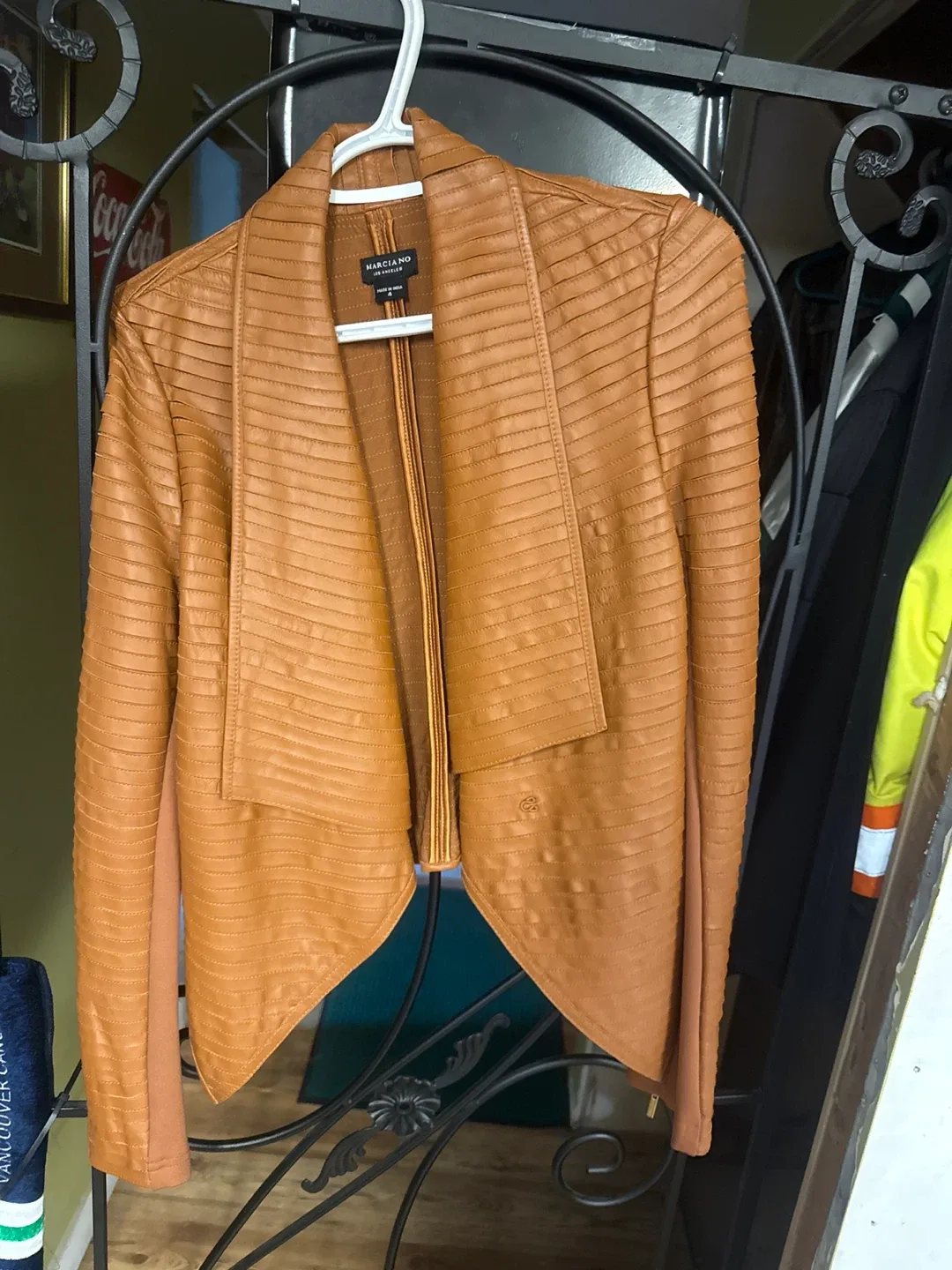 Marciano 'Savina' Leather Jacket, Size 4 thumbnail