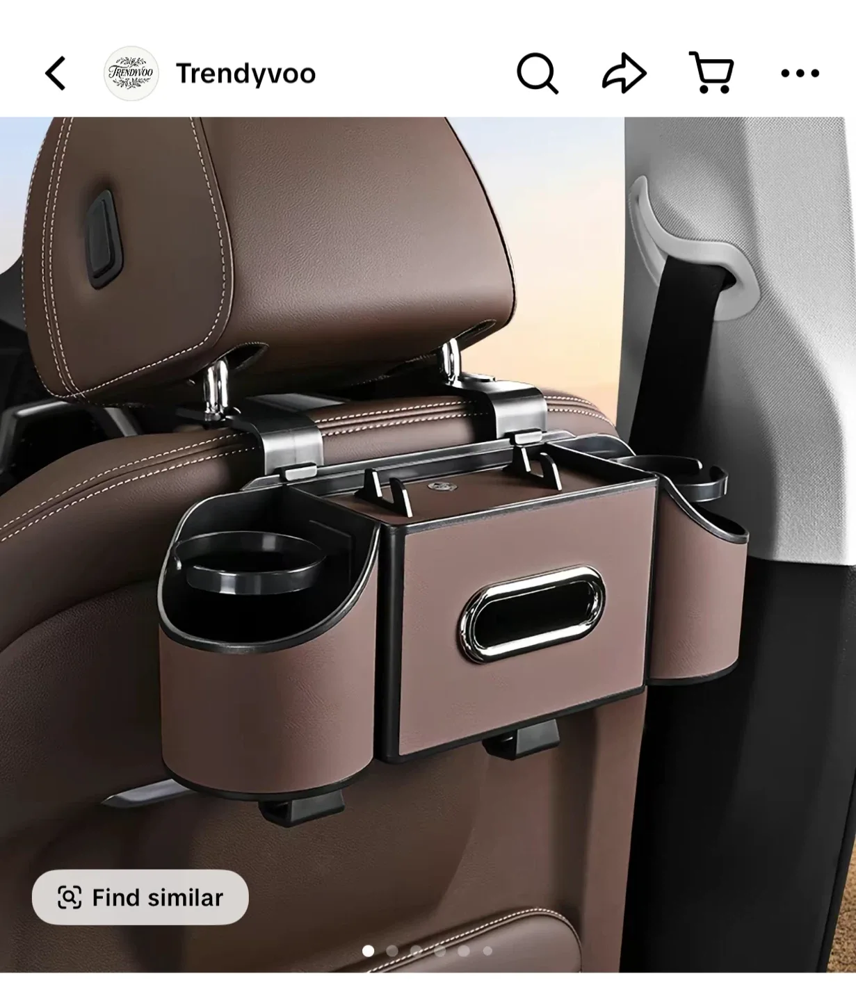 Trendyvoo Car Organizer and Storage Box - Like New! image indicator(2)