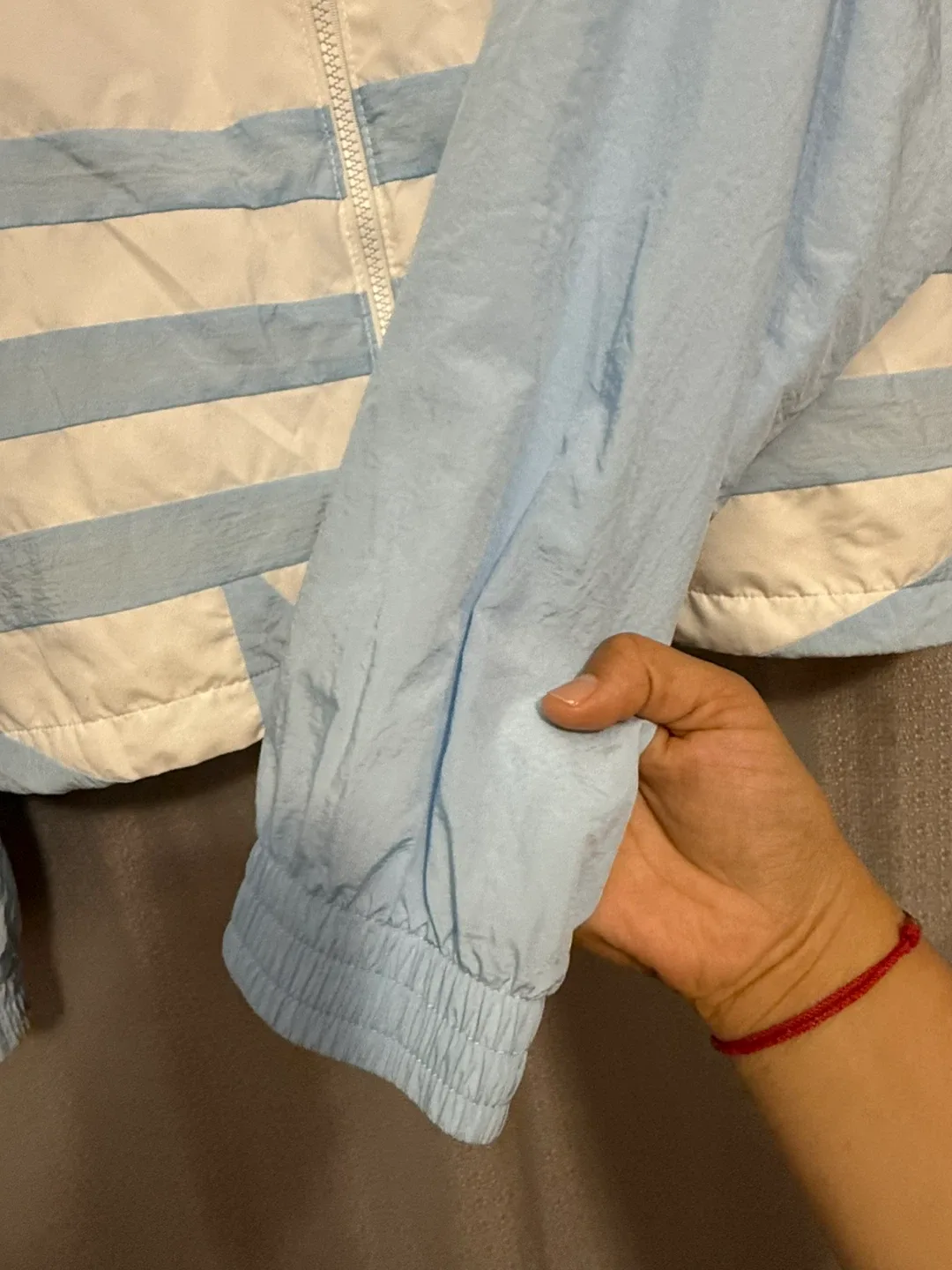 Adidas Trefoil Jacket, Blue & White, Size L image indicator(4)