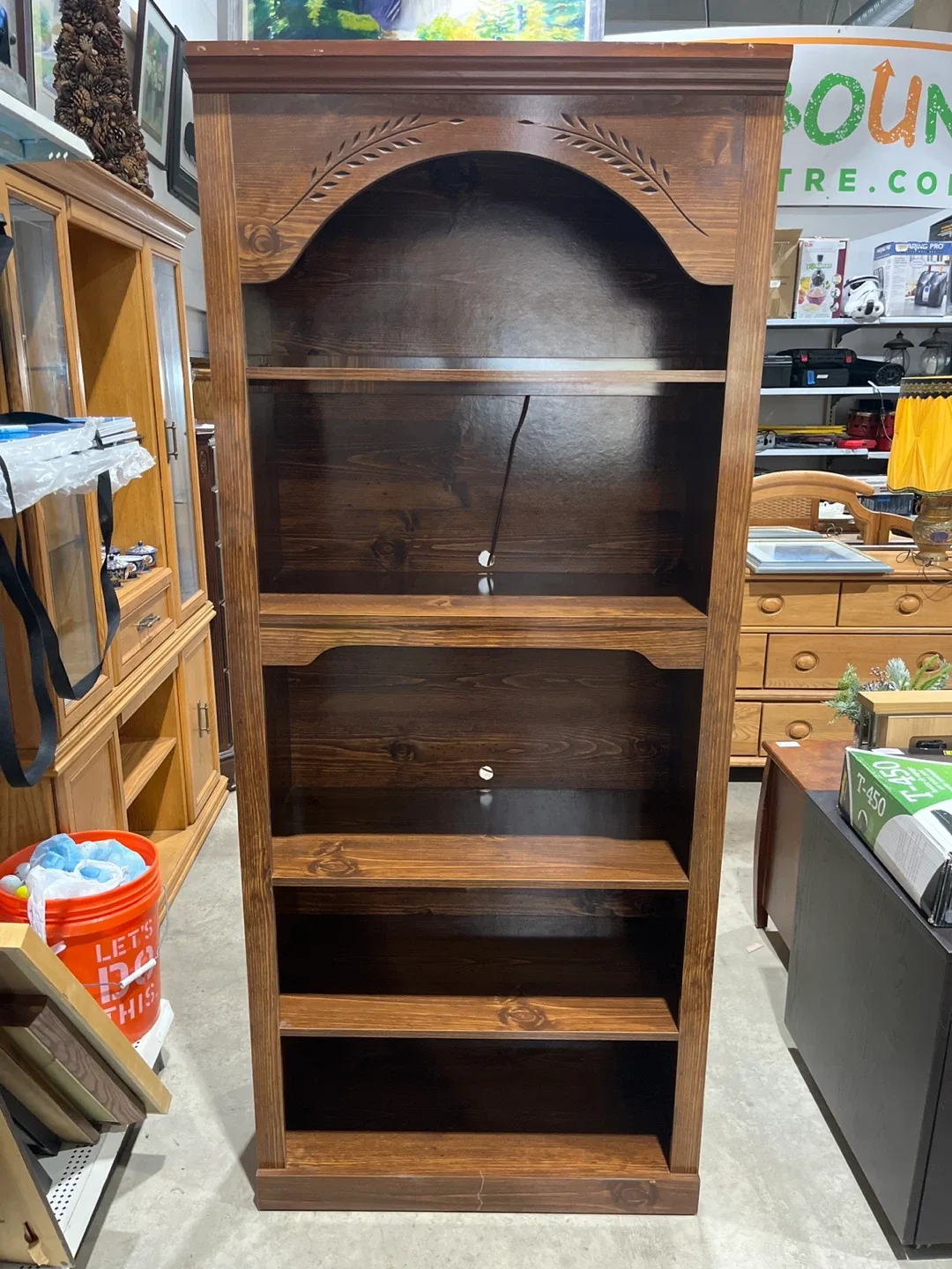Brown Wooden Bookcase thumbnail