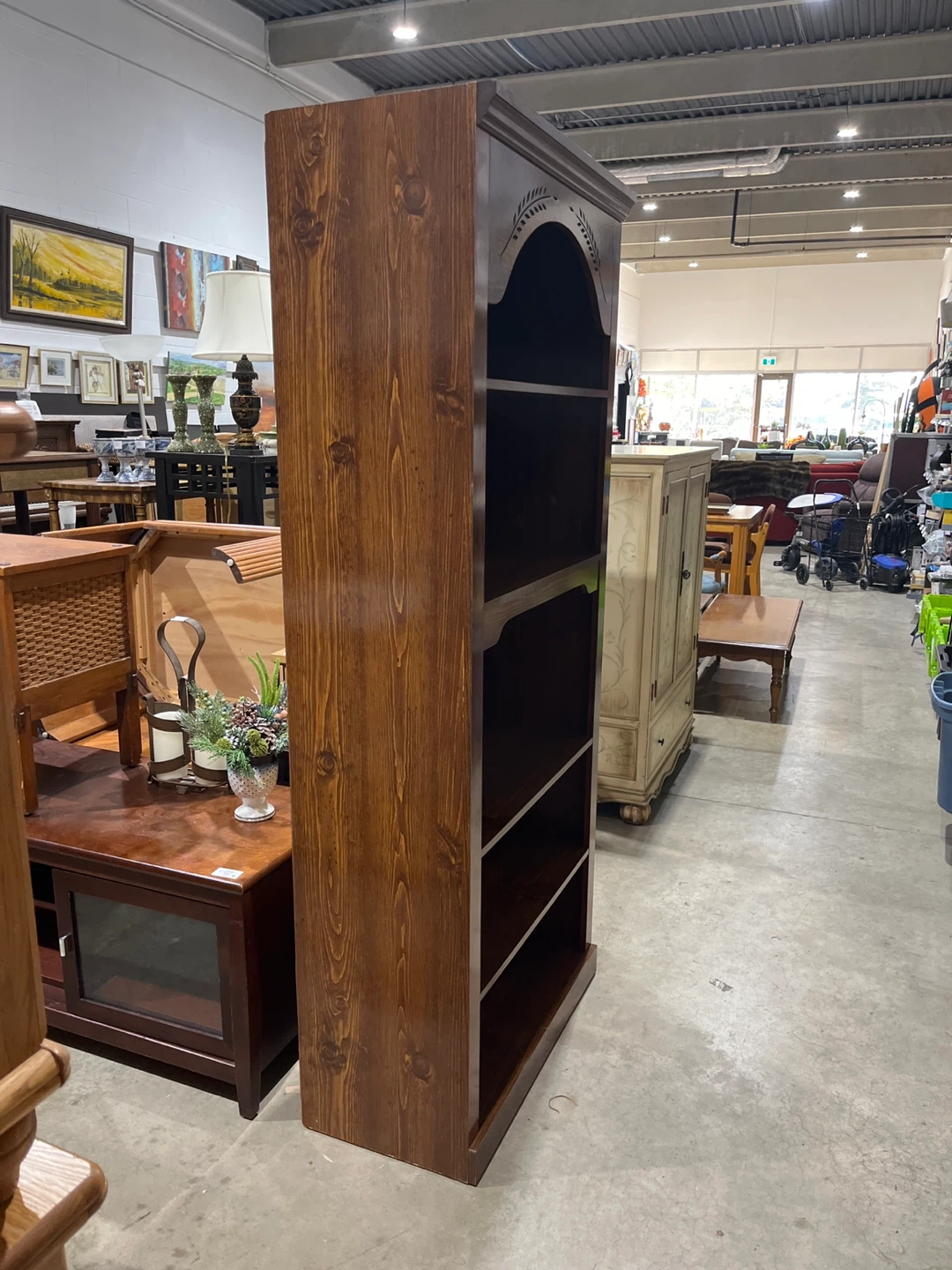 Brown Wooden Bookcase - photo 5