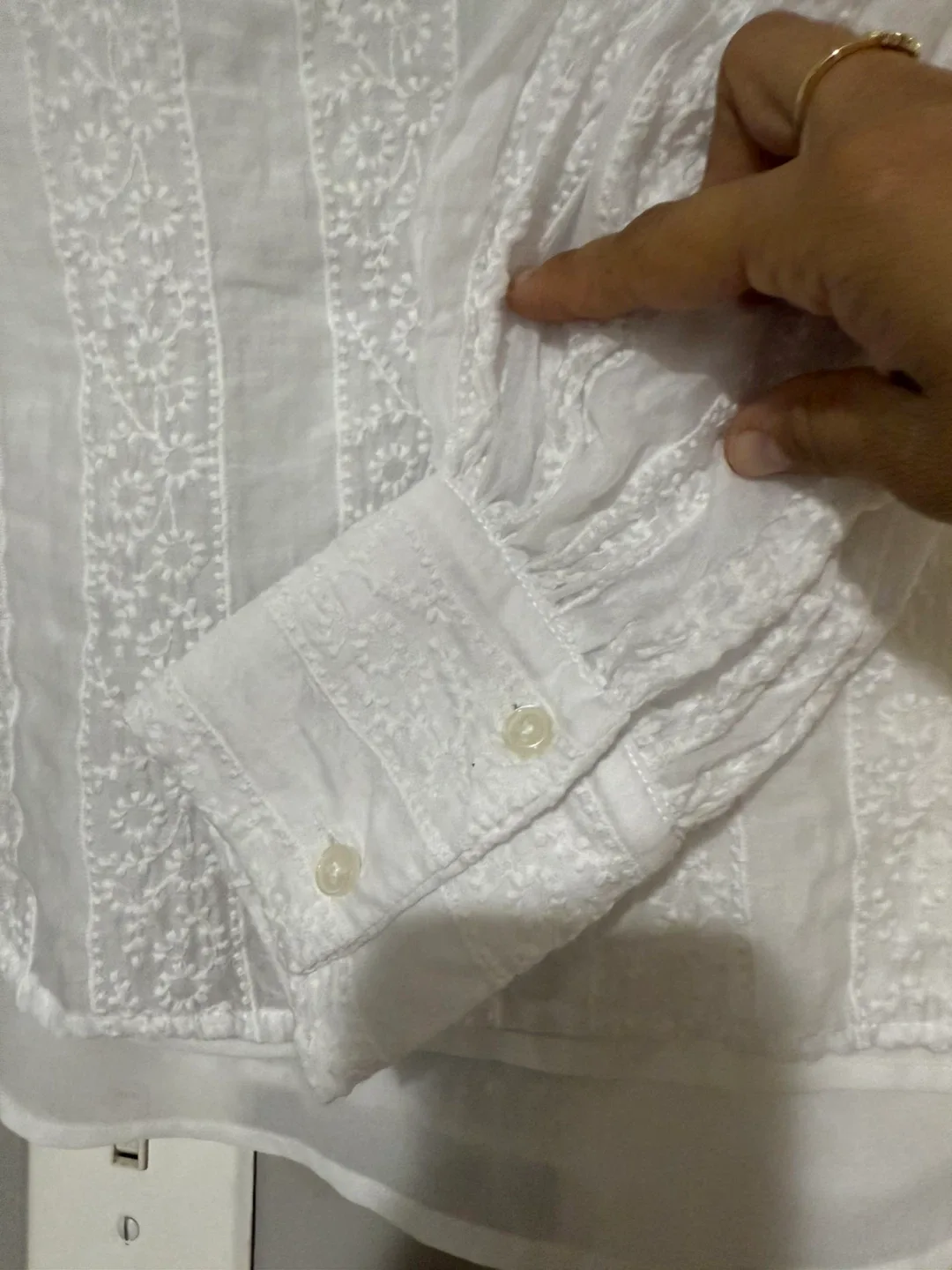 Ann Taylor White Blouse - MP image indicator(3)