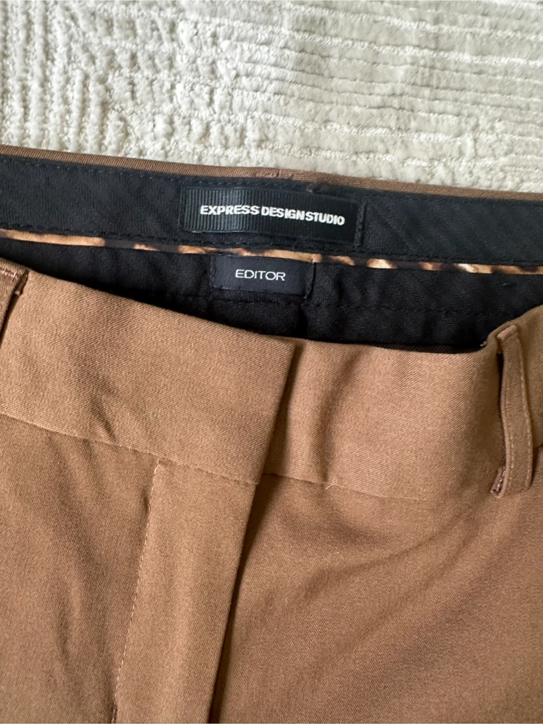Express Editor Brown Pants - photo 3