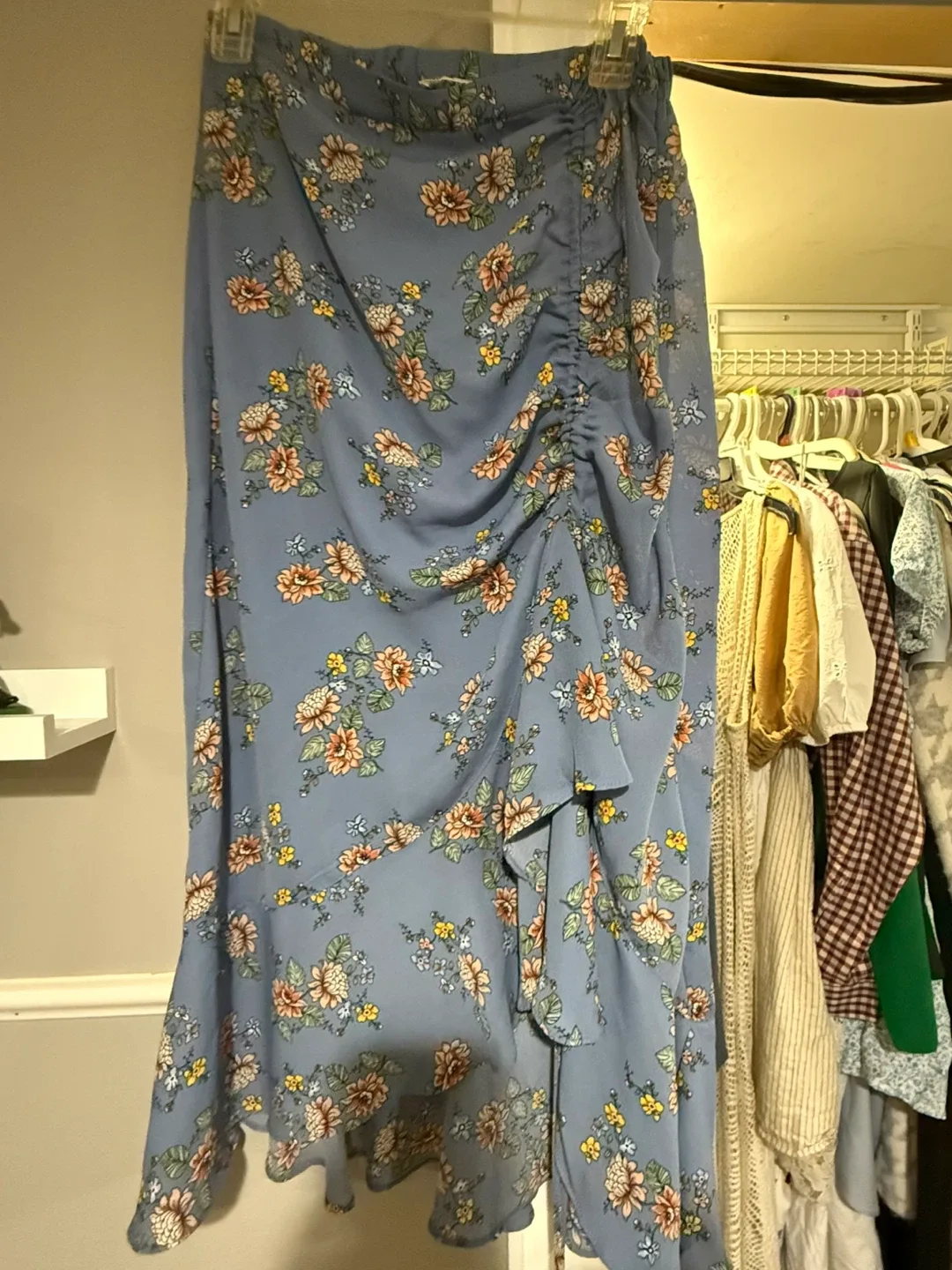 Max Studio Floral Print Skirt