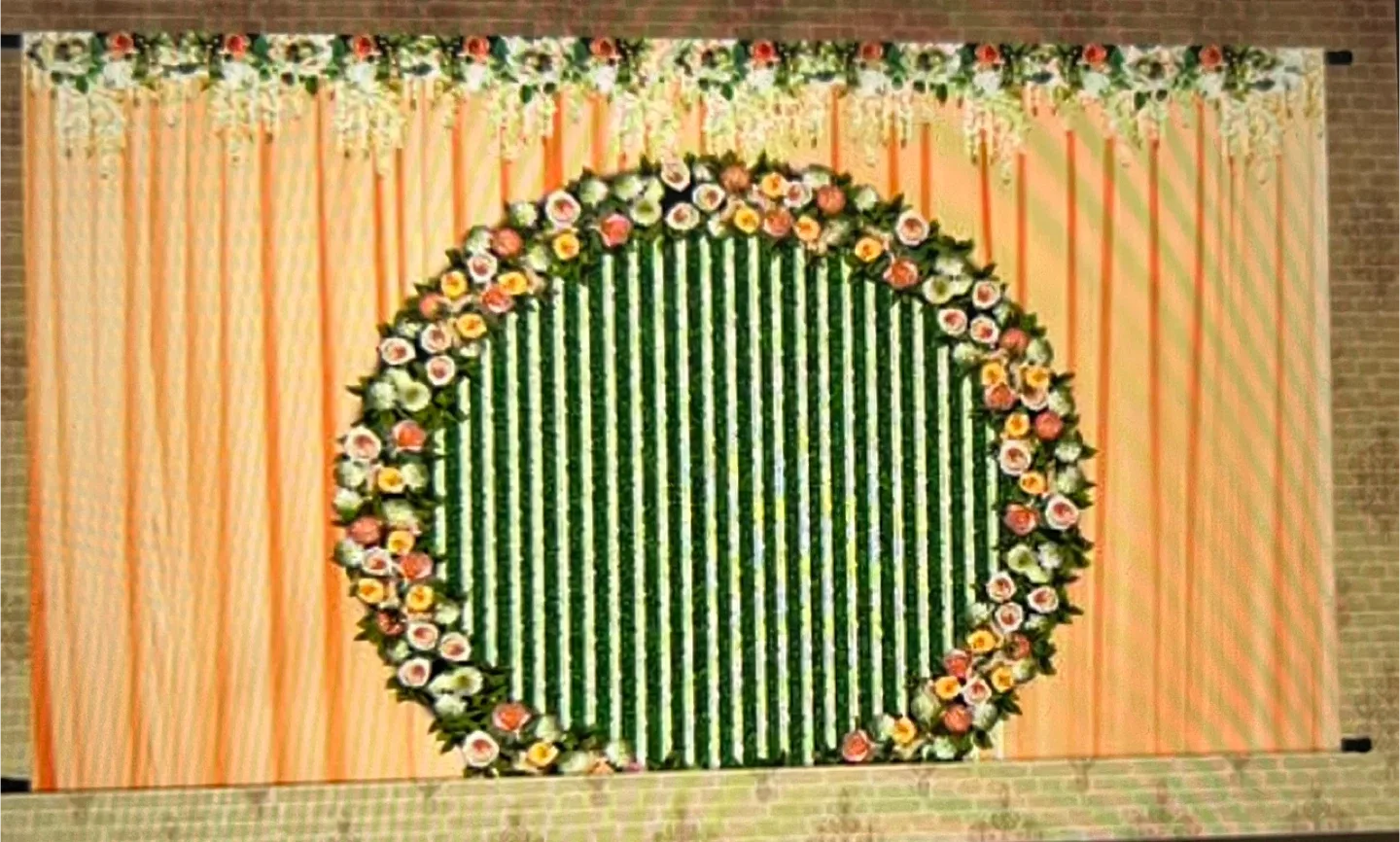 Floral Backdrop - 8ft x 5ft thumbnail