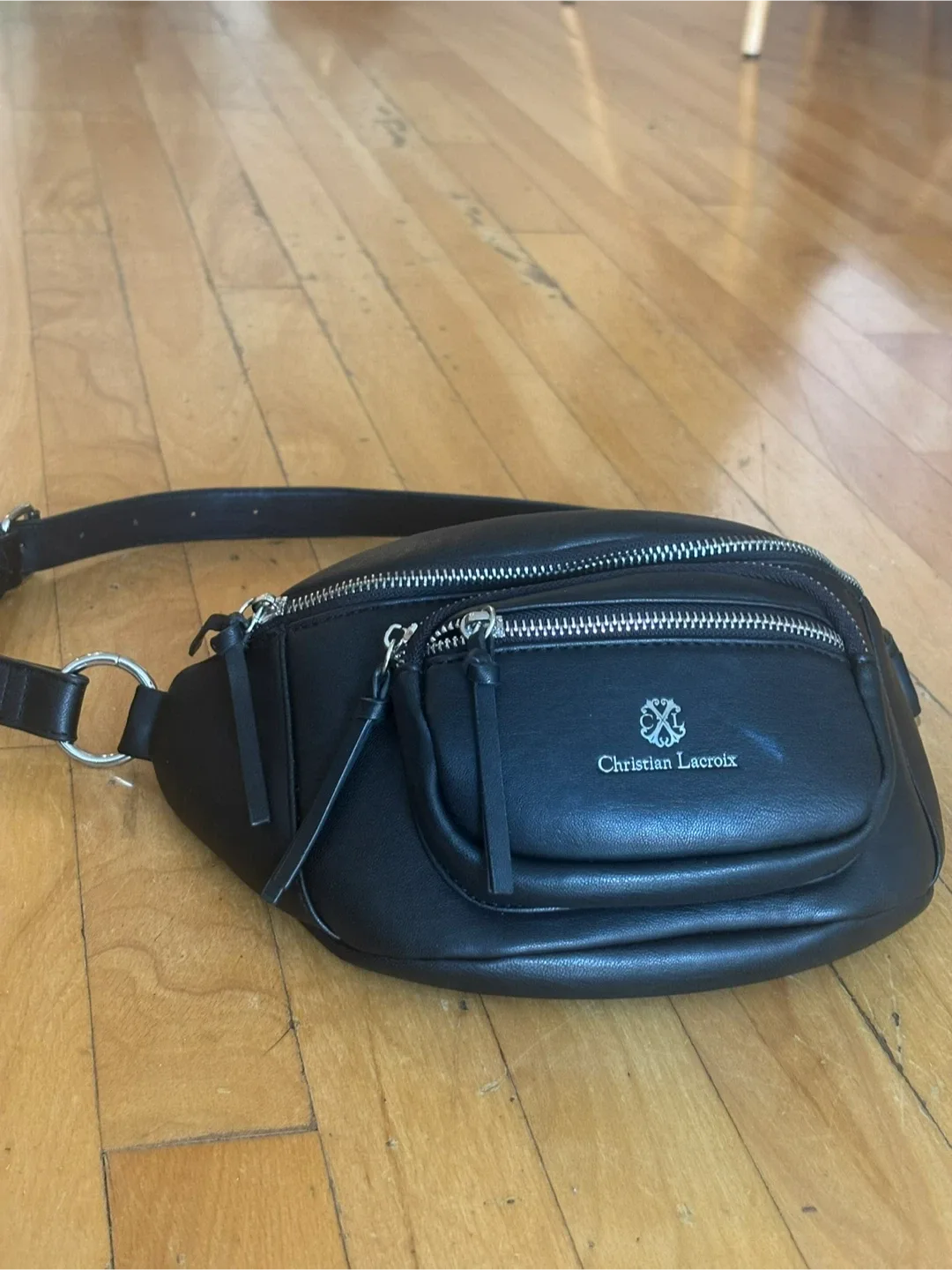 Christian Lacroix Black Belt Bag thumbnail