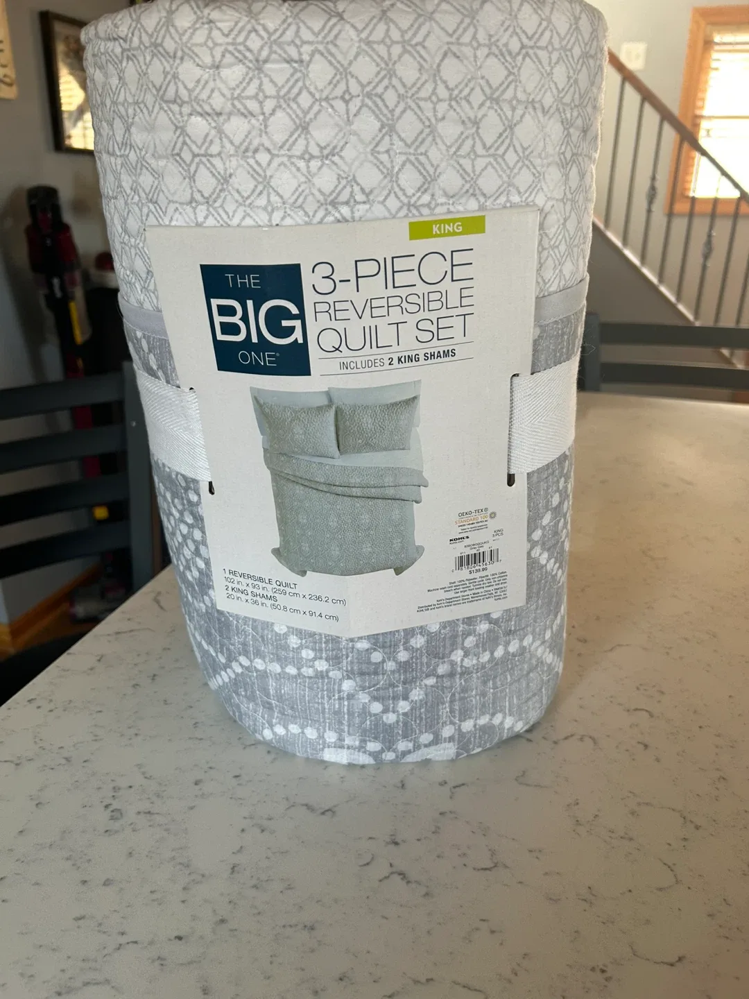 The Big One King Reversible 3-Piece Quilt Set image indicator(2)