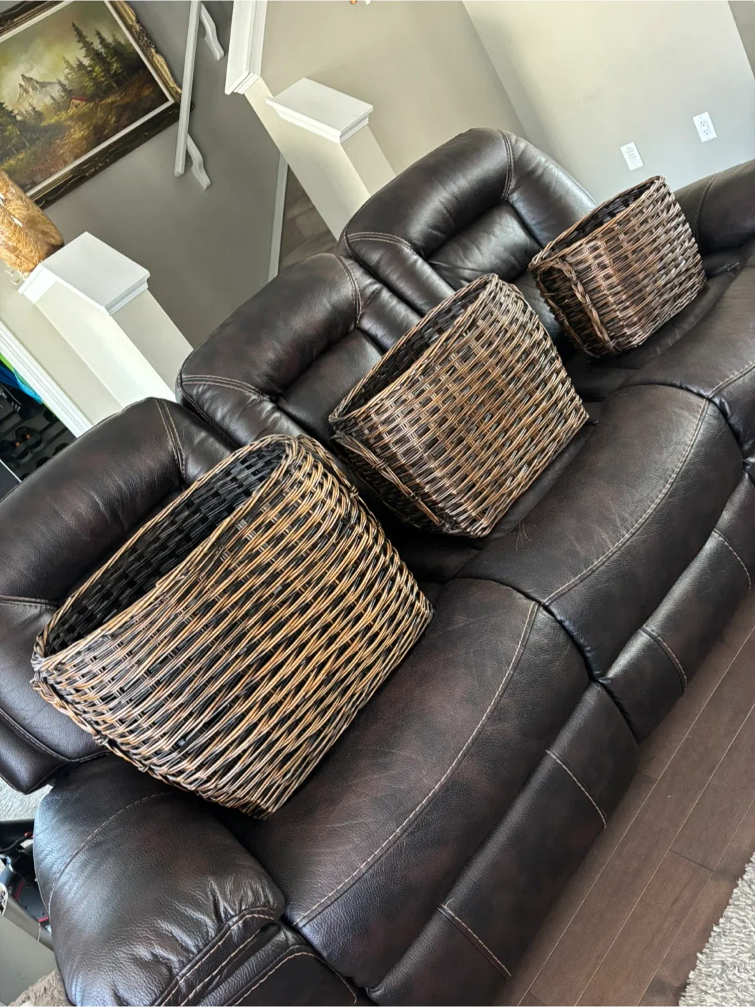 Set of 3 Woven Baskets thumbnail