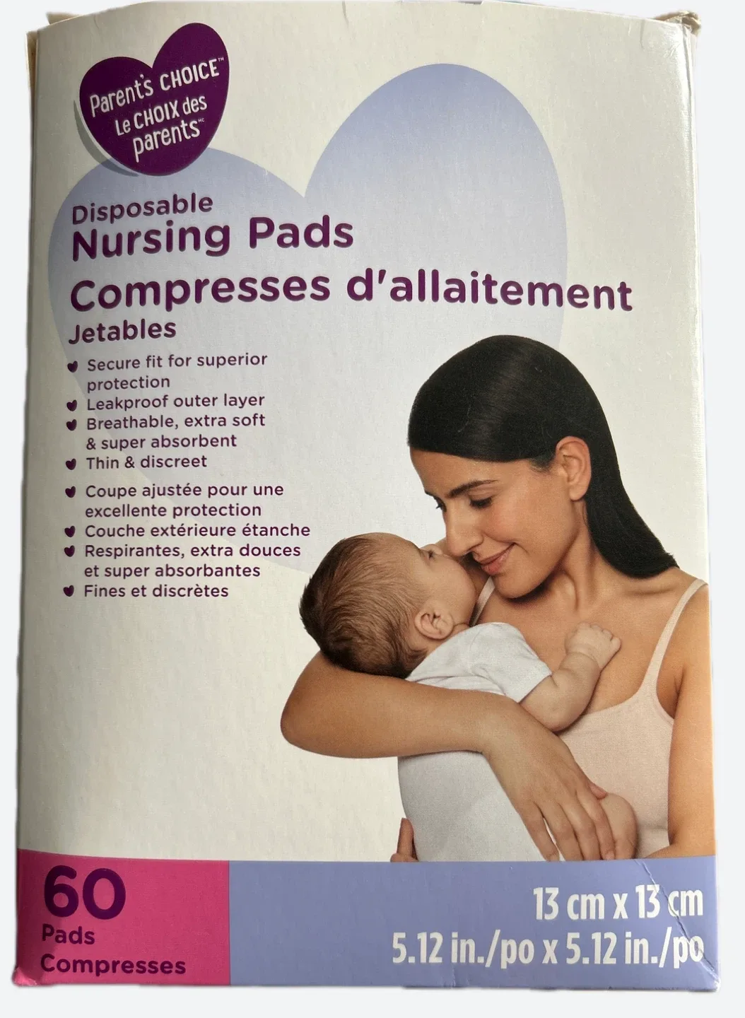 Parent's Choice Disposable Nursing Pads - 60 Count image indicator(2)