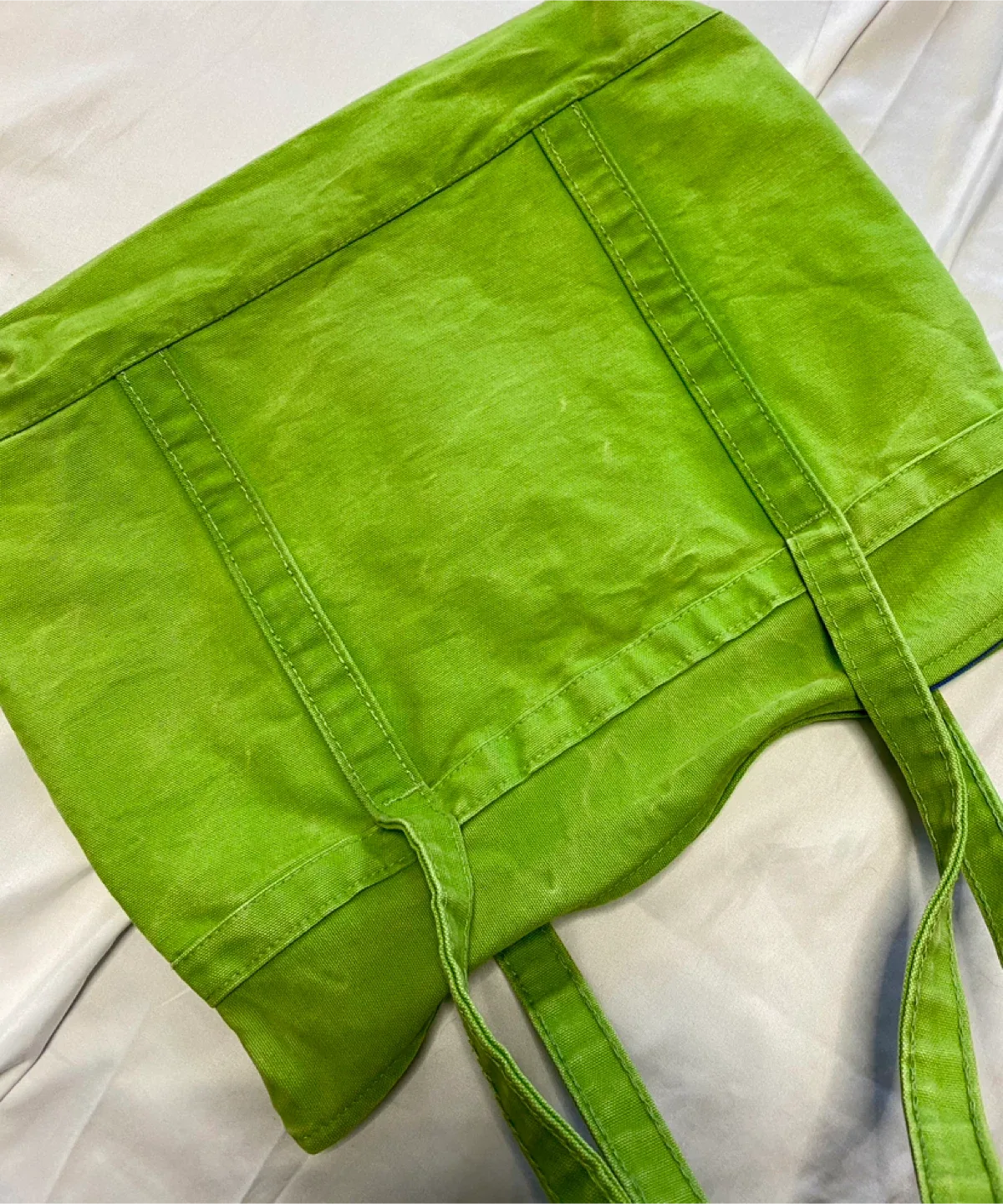 Strand Book Store Lime Green Tote Bag image indicator(3)