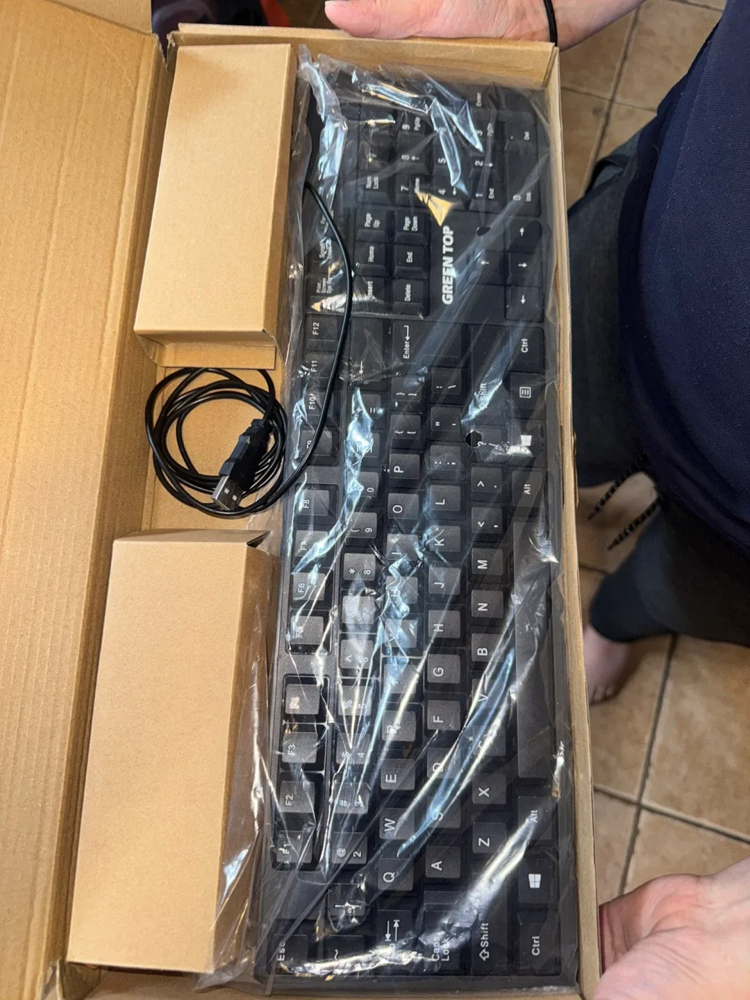 GREEN TOP Keyboard - New in Box