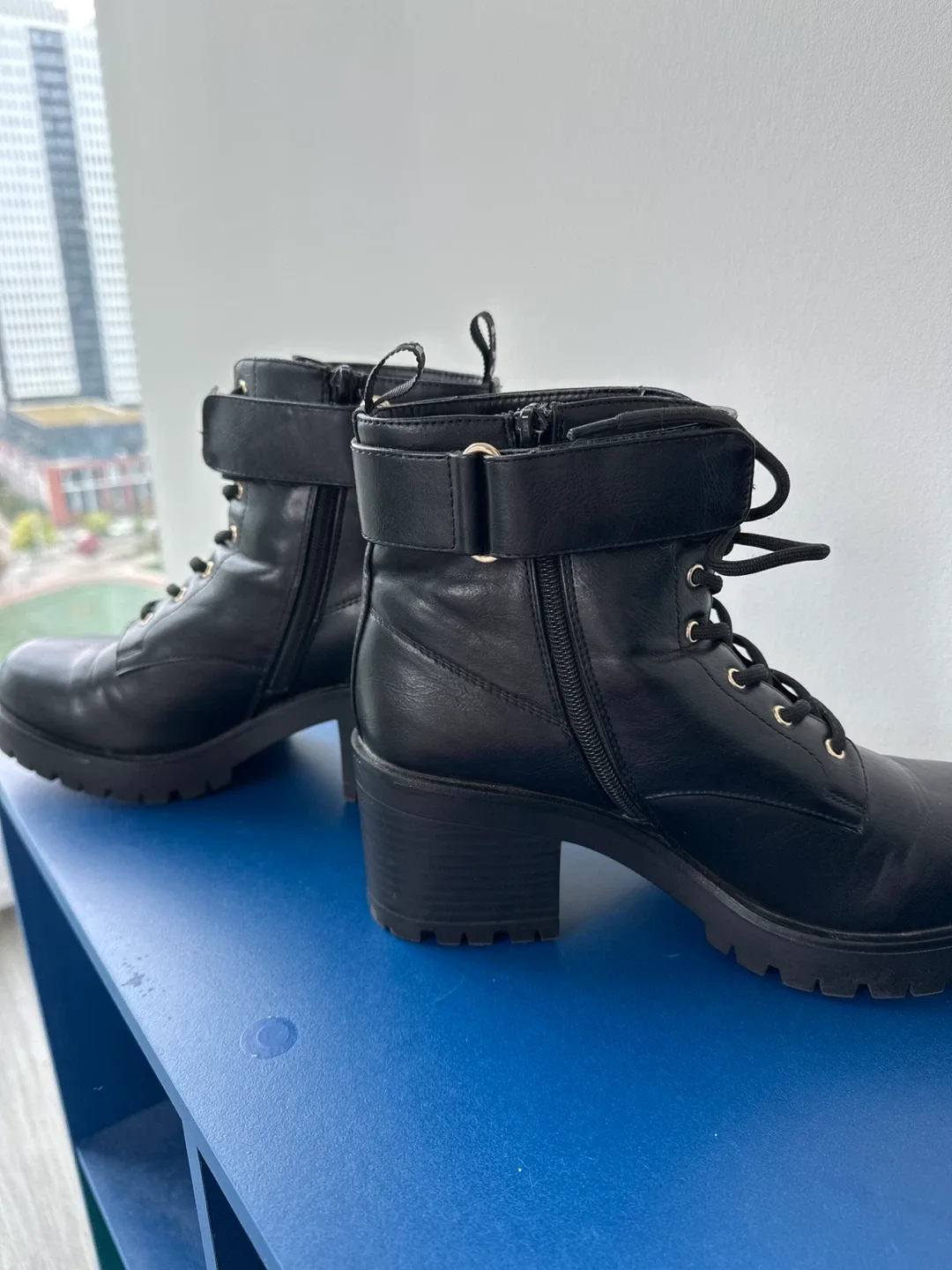 Versace Jeans Couture Black Boots size 8.5 US image indicator(2)