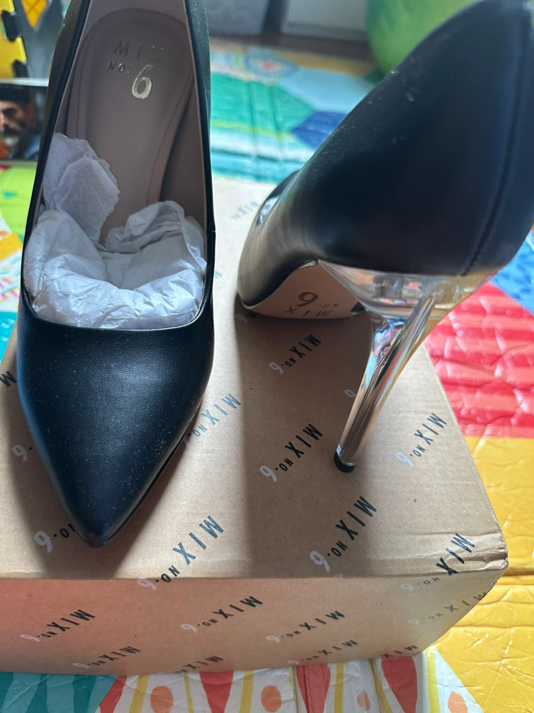 Mix No. 6 Black Heels - size 7 1/2