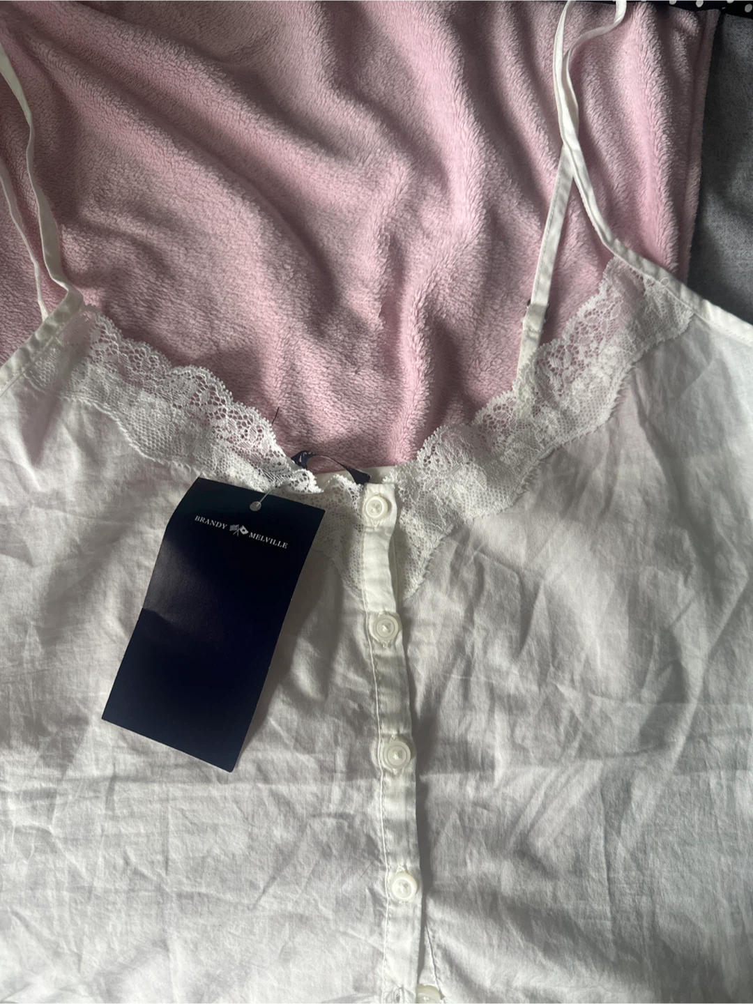 Brandy Melville White Tank Top