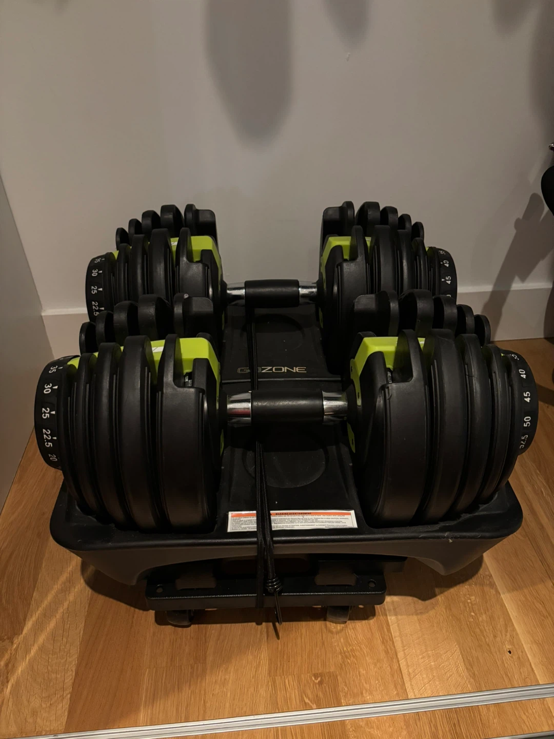 GoZone Adjustable Dumbbells - 5lb - 52.5lb - Set of 2