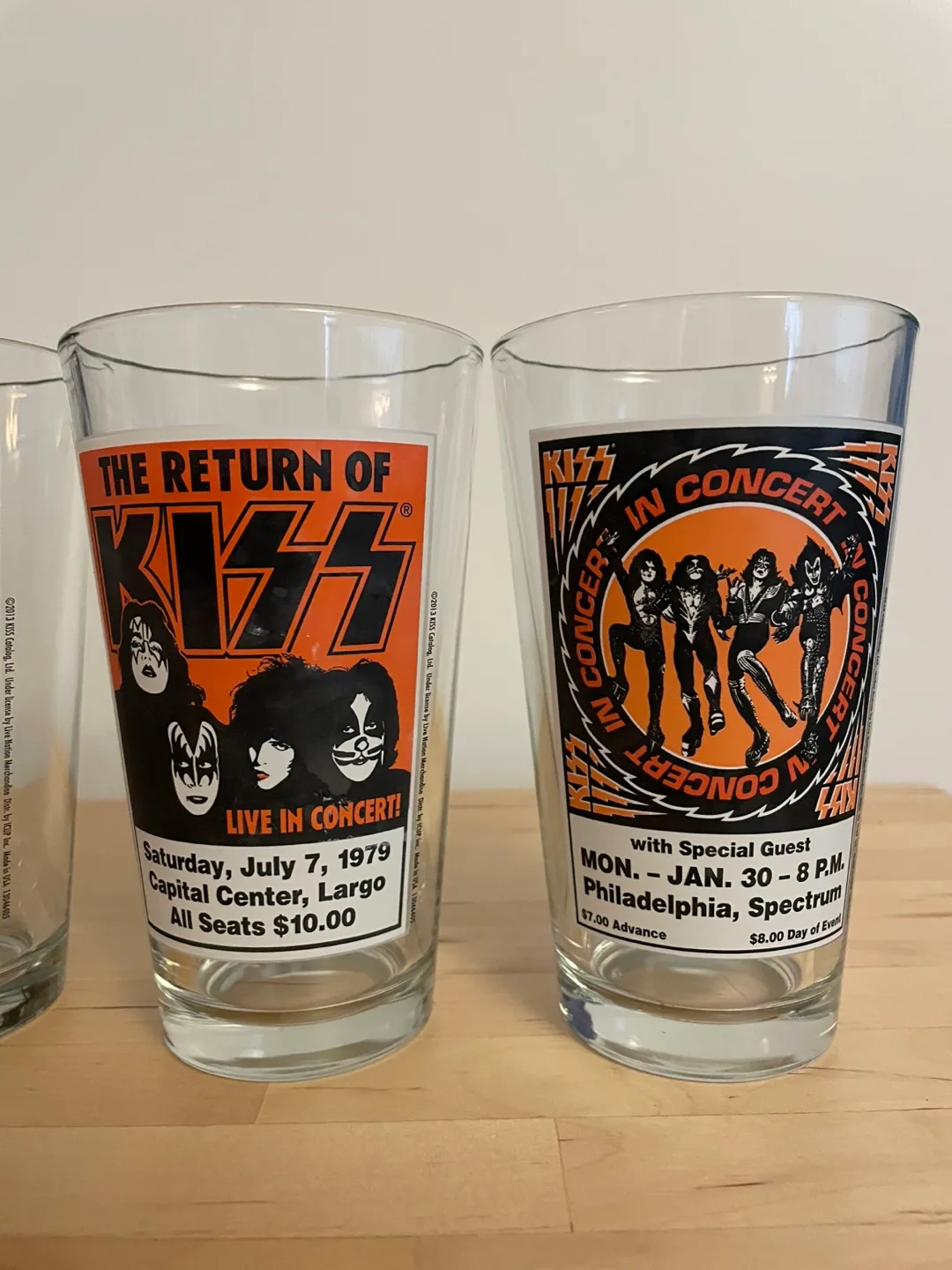 KISS Concert Tour Collector Glasses (Set of 4) image indicator(3)