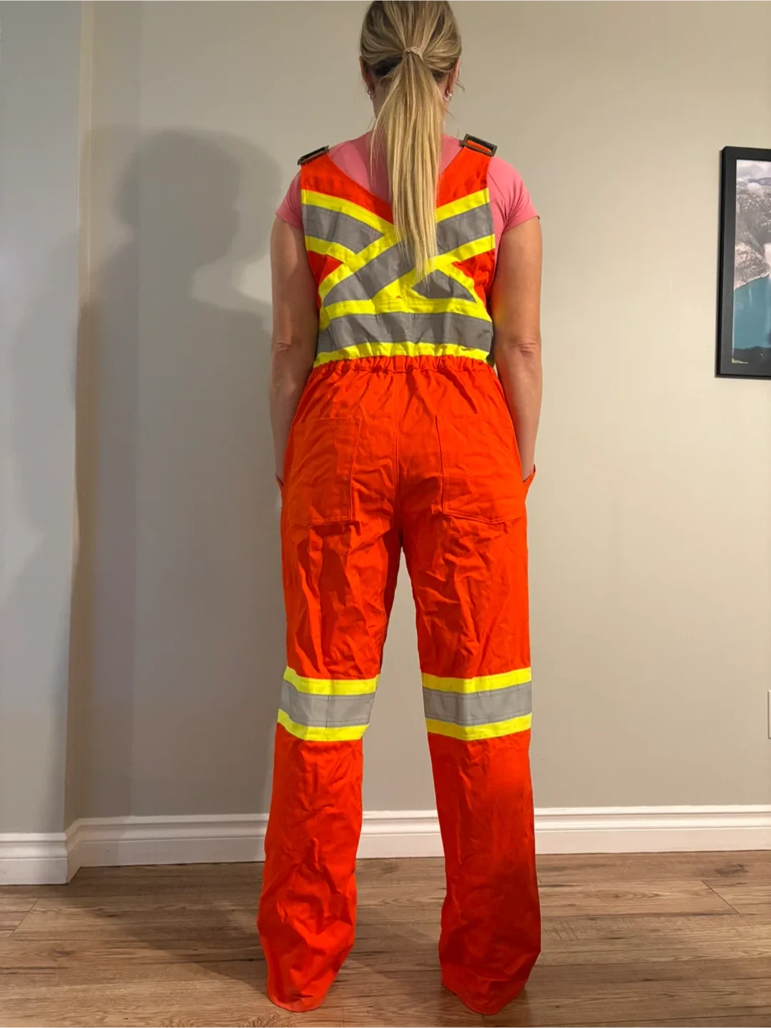 Stalworth 40M Orange Safety Overalls image indicator(2)