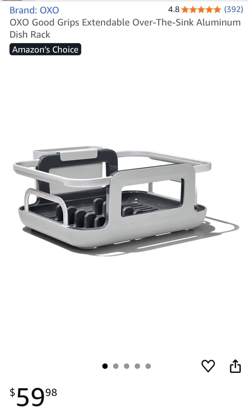 OXO Good Grips Extendable Over-The-Sink Dish Rack image indicator(4)