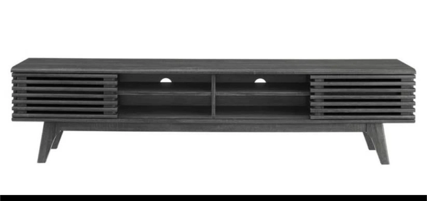 Modway Render TV Stand - Charcoal - photo 2