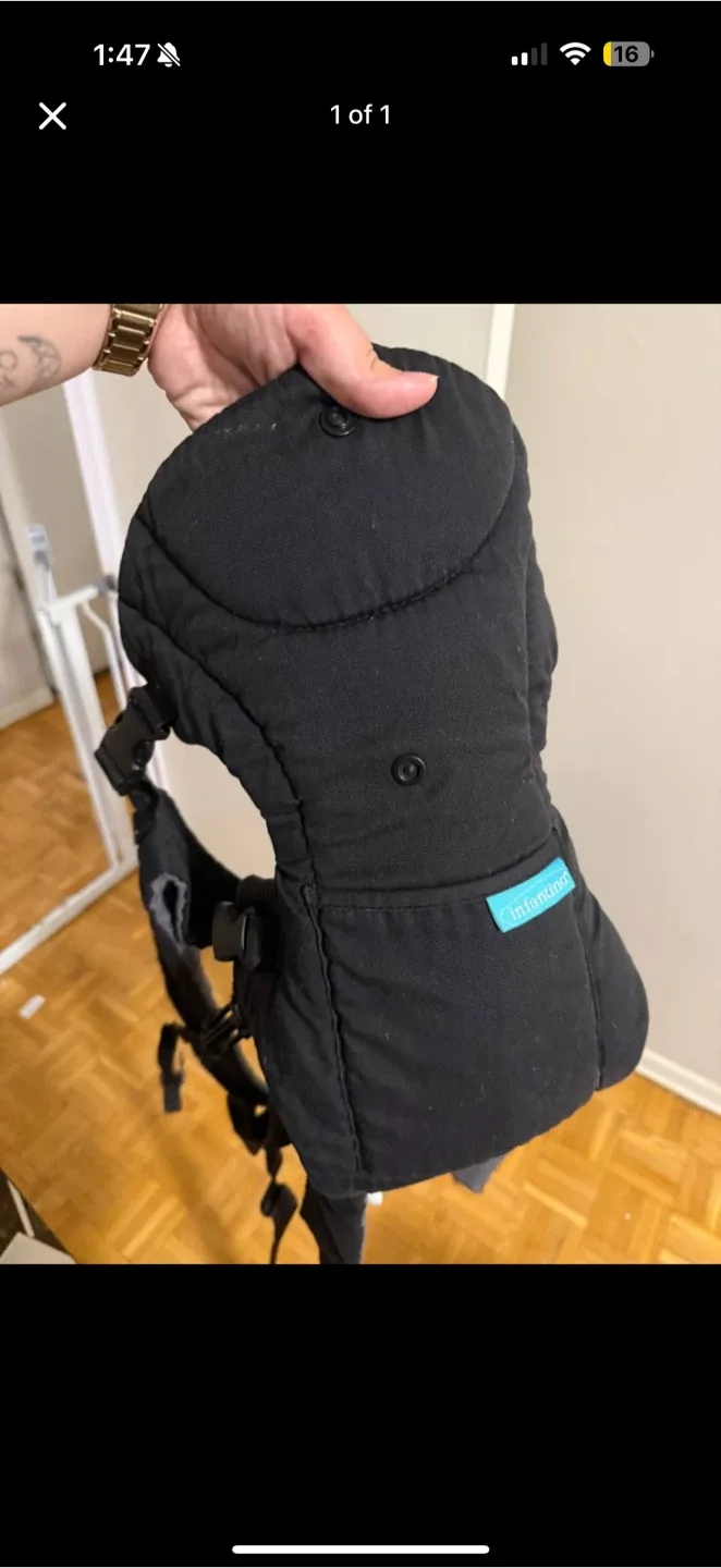 Infantino Baby Carrier - Black thumbnail
