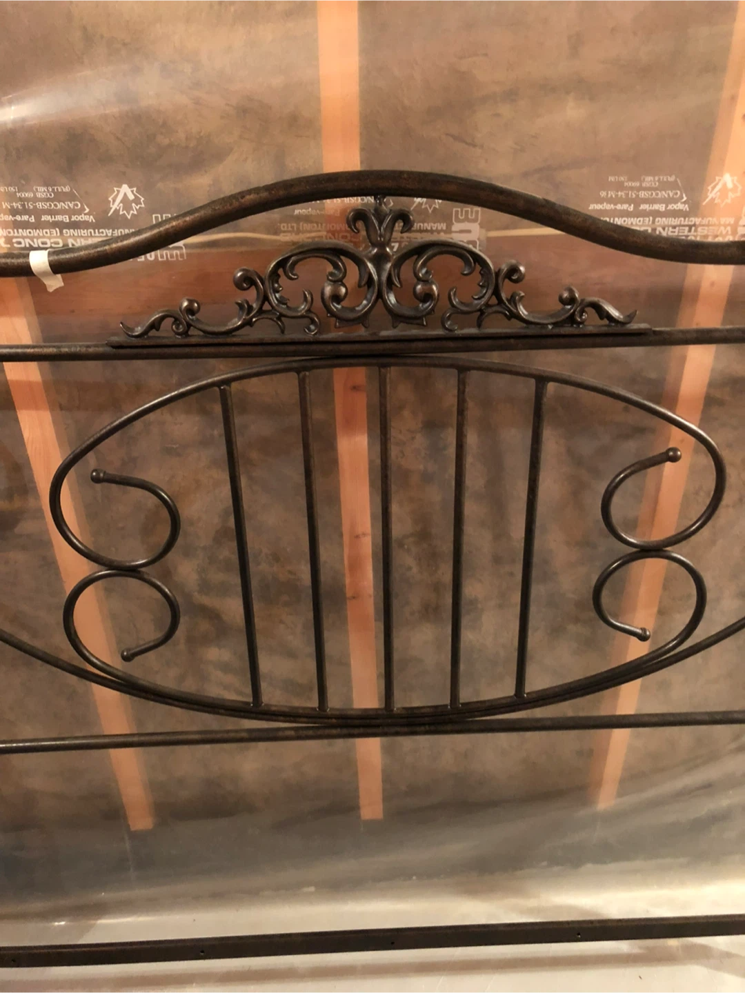 Metal Headboard - Ornate Design