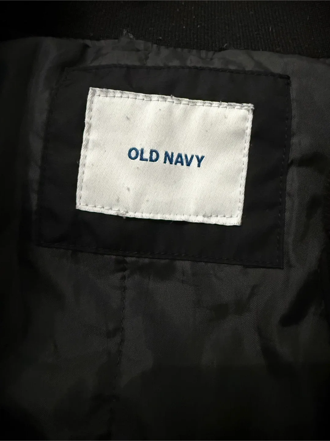 Old Navy Black Bomber Jacket image indicator(6)
