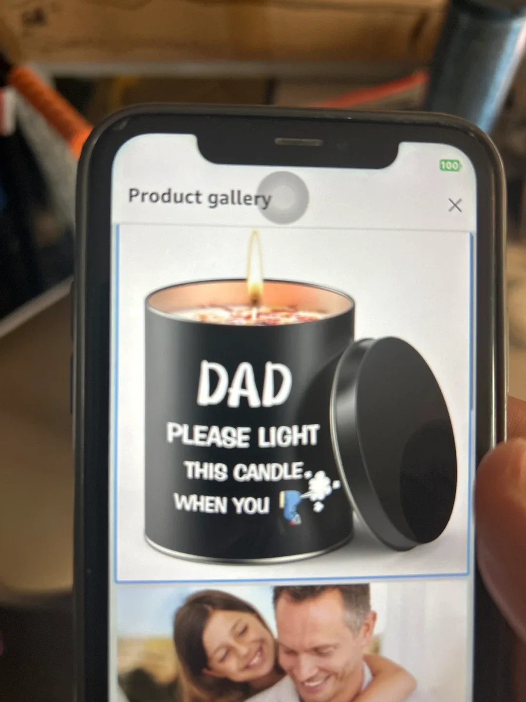 Fathers Day Dad Candle - New in Box! image indicator(3)