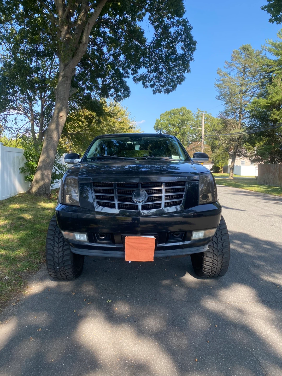 Black Cadillac Escalade SUV