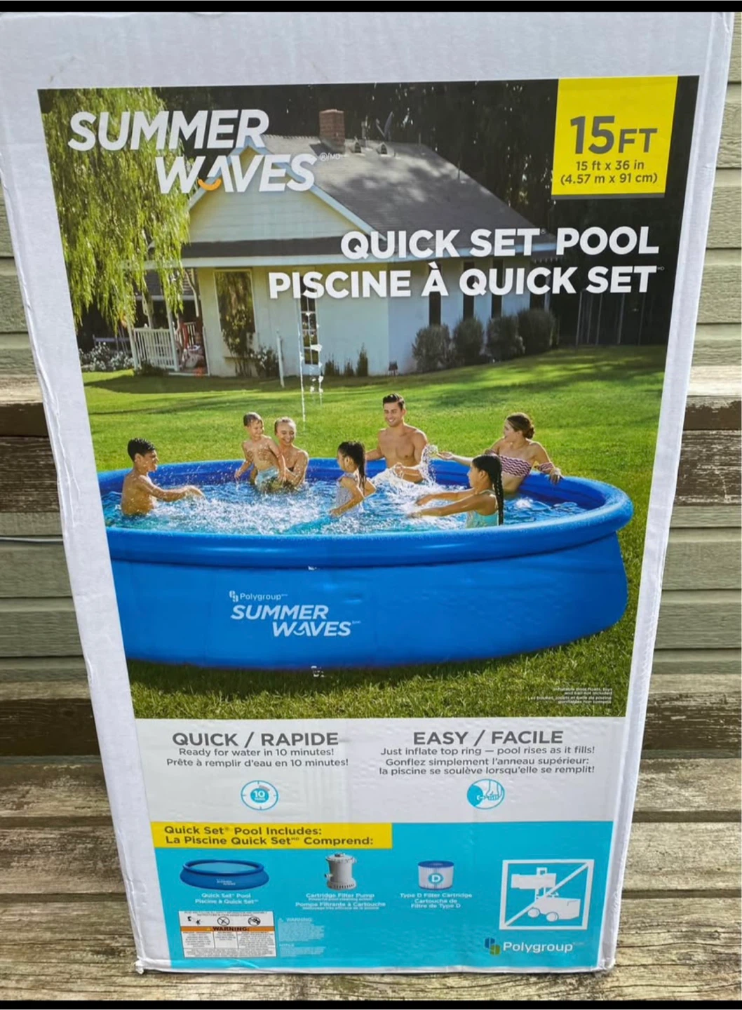 Summer Waves 15ft Quick Set Pool - photo 3
